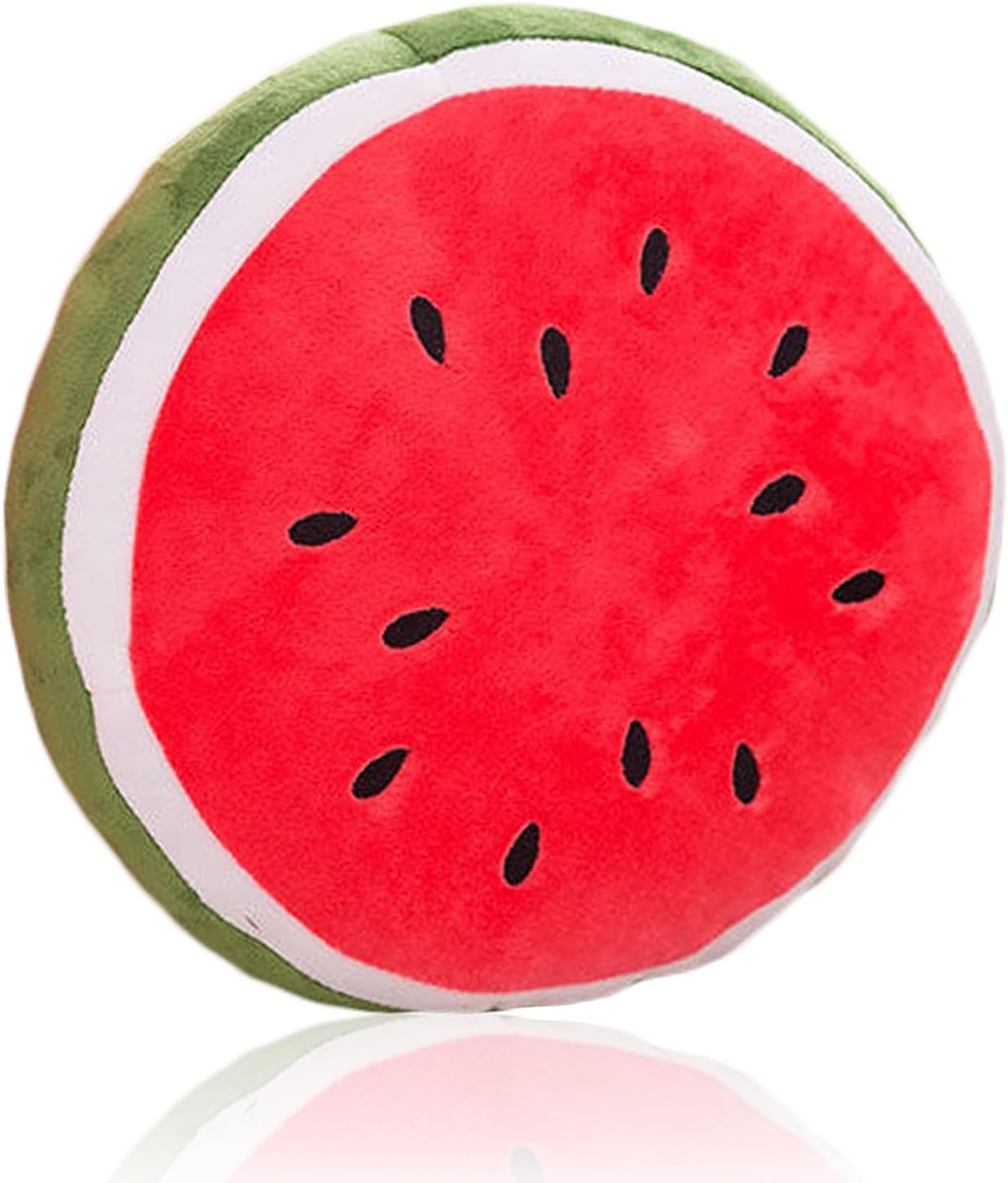 zhidiloveyou Almohada de felpa de sandía, lindo juguete de frutas rellenas, almohada de abrazo, regalos para niños de 11.8 pulgadas