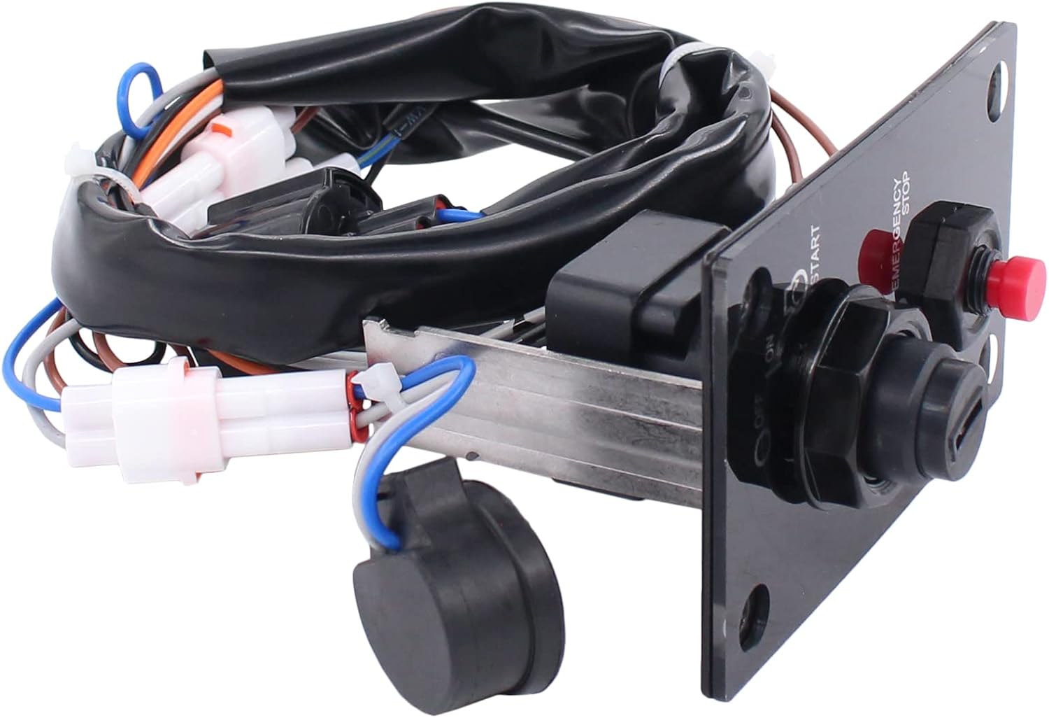 ApplianPar Panel de interruptor de encendido único superior fuera de borda con llave 37100-96J24 37100-96J27 para Suzuki