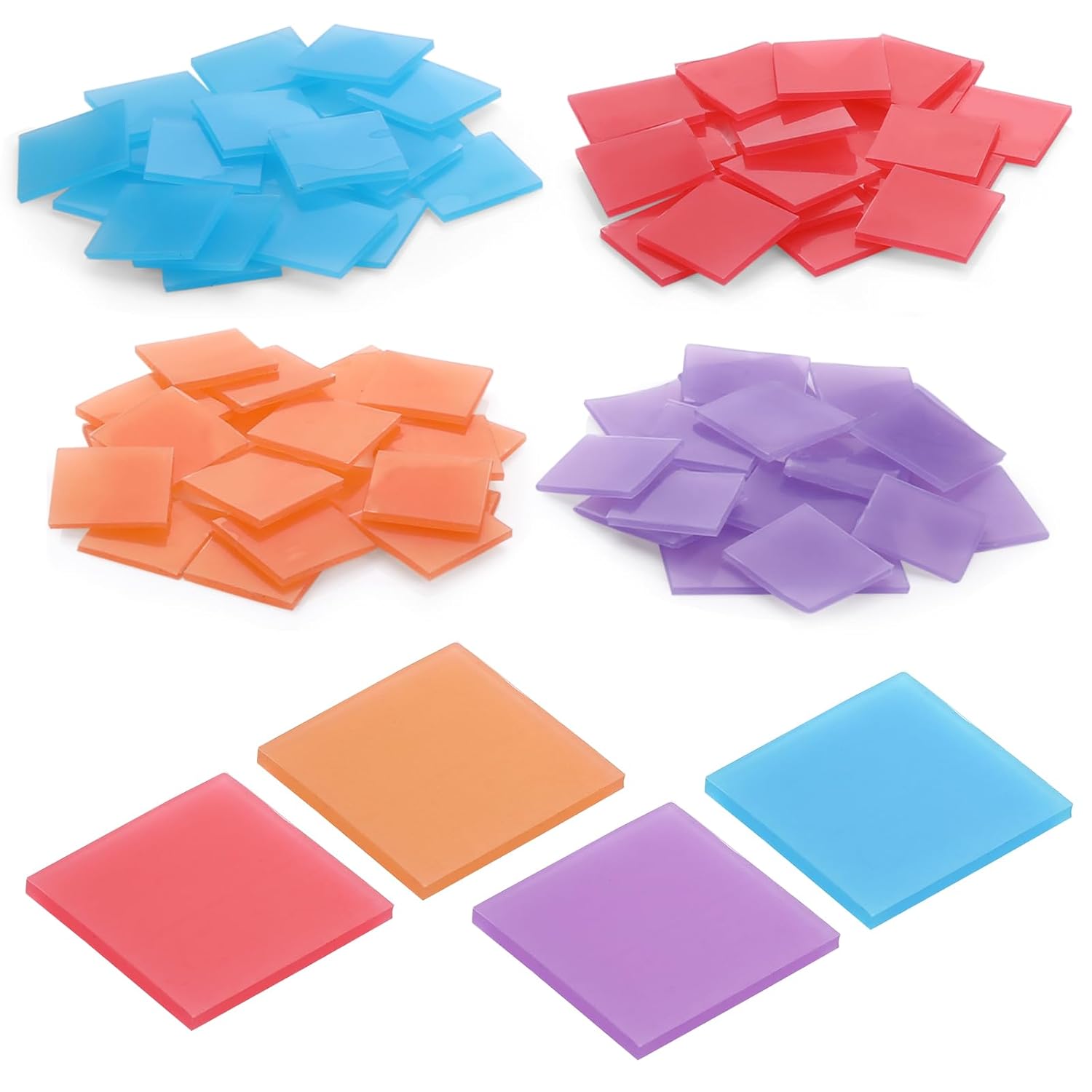 80 piezas de arcilla de pegamento de pintura de diamante, 4 colores DIY pegamento de diamante pintura de cera de arcilla herramienta de bordado
