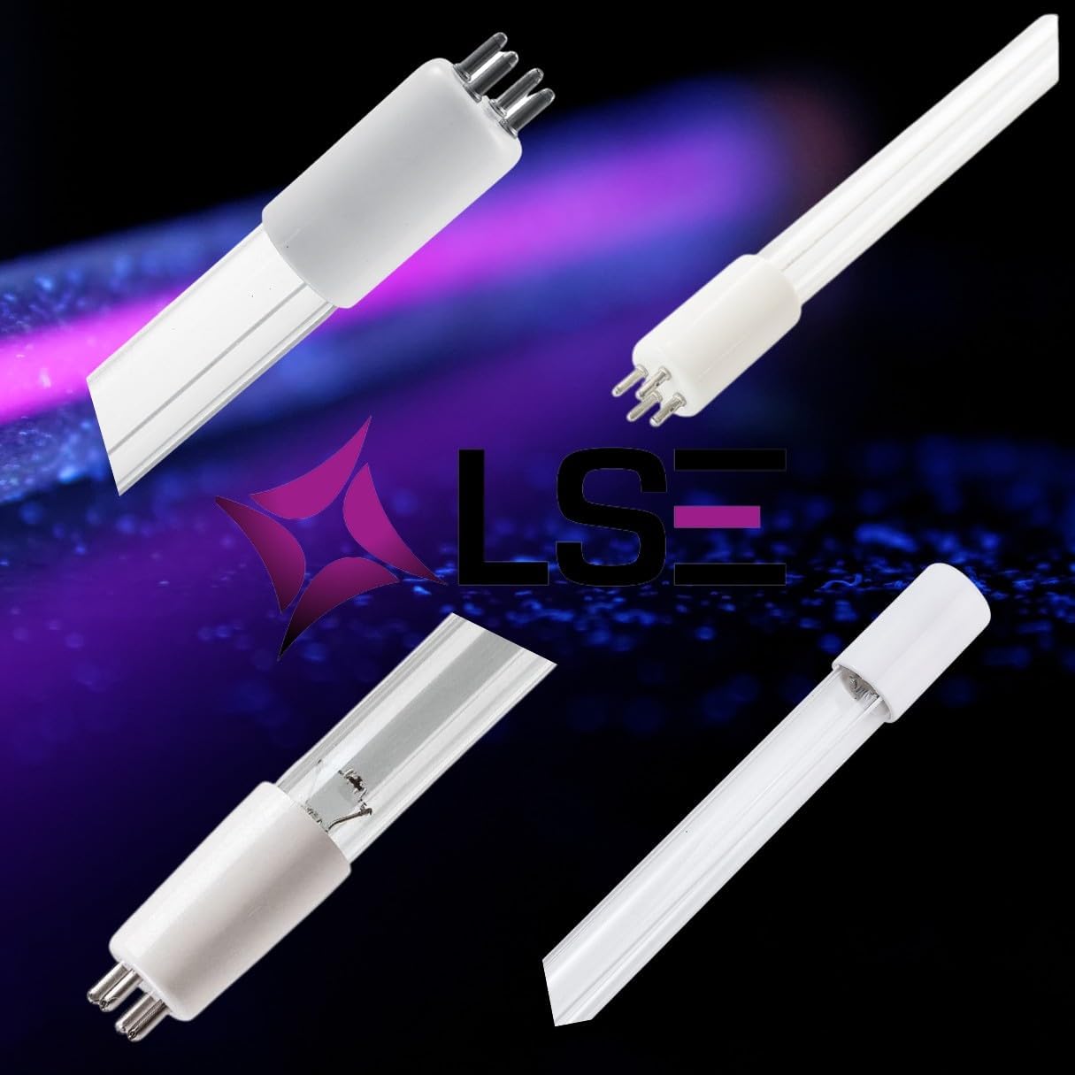 LSE Lighting Lámpara de repuesto equivalente a UV Delta, E-46ES-46, 45W – 70-18410  Reemplaza 2190-002, 304353, 7018410, DUC-451-1009  Lámpara UV de