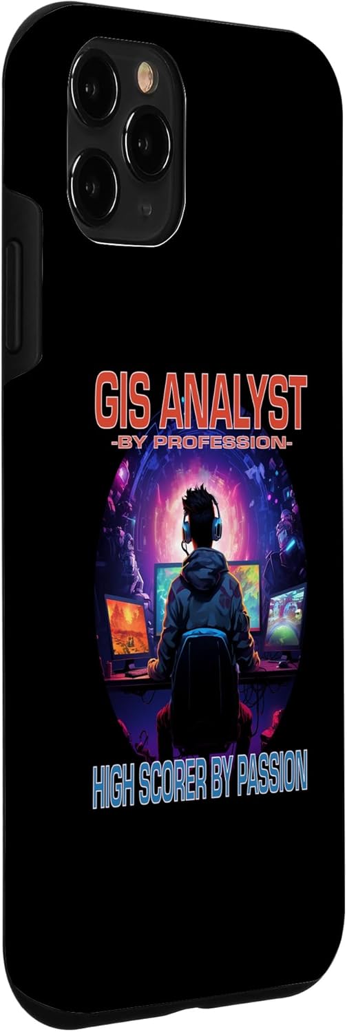 iPhone 11 Pro GIS Analyst Funny Gamer – Fun Pun Gaming Case