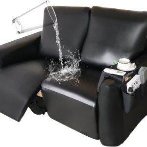 HewTLES Funda reclinable de piel sintética, funda elástica para sofá biplaza, funda impermeable para sofá, funda reclinable de 6 piezas, funda HewTLES Funda reclinable de piel sintética, funda elástica para sofá biplaza, funda impermeable para sofá, funda reclinable de 6 piezas, funda