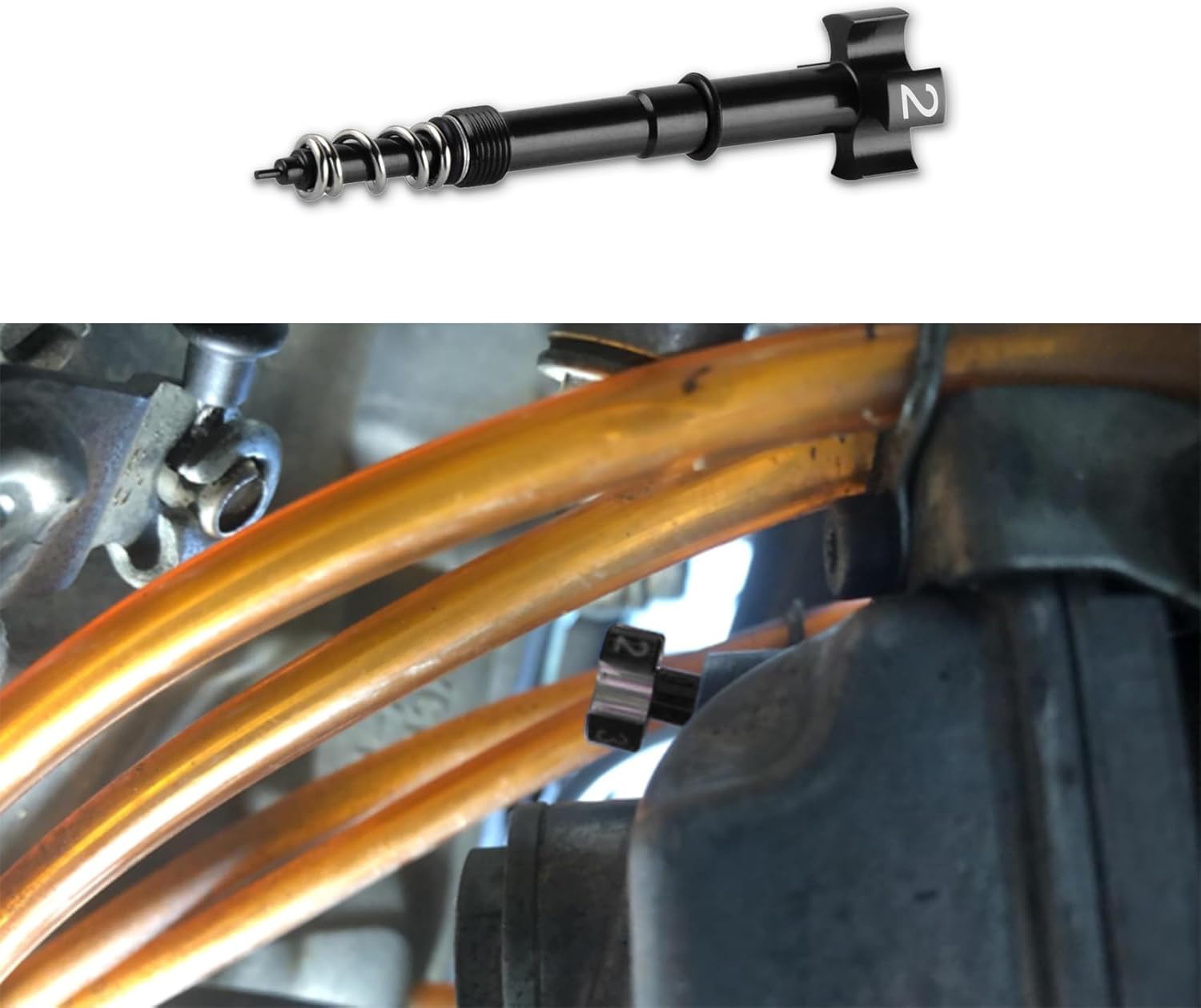 Tornillo de mezcla de carbohidratos, tornillo de mezcla de combustible de aire para motocicleta, tornillo ajustador de carburador, ajustador