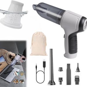 Ezvacpro Hyggevalg – Aspiradora portátil para automóvil, aspiradora inalámbrica de mano Hyggevalg para automóvil, succión fuerte de 9000 pa, para Ezvacpro Hyggevalg – Aspiradora portátil para automóvil, aspiradora inalámbrica de mano Hyggevalg para automóvil, succión fuerte de 9000 pa, para