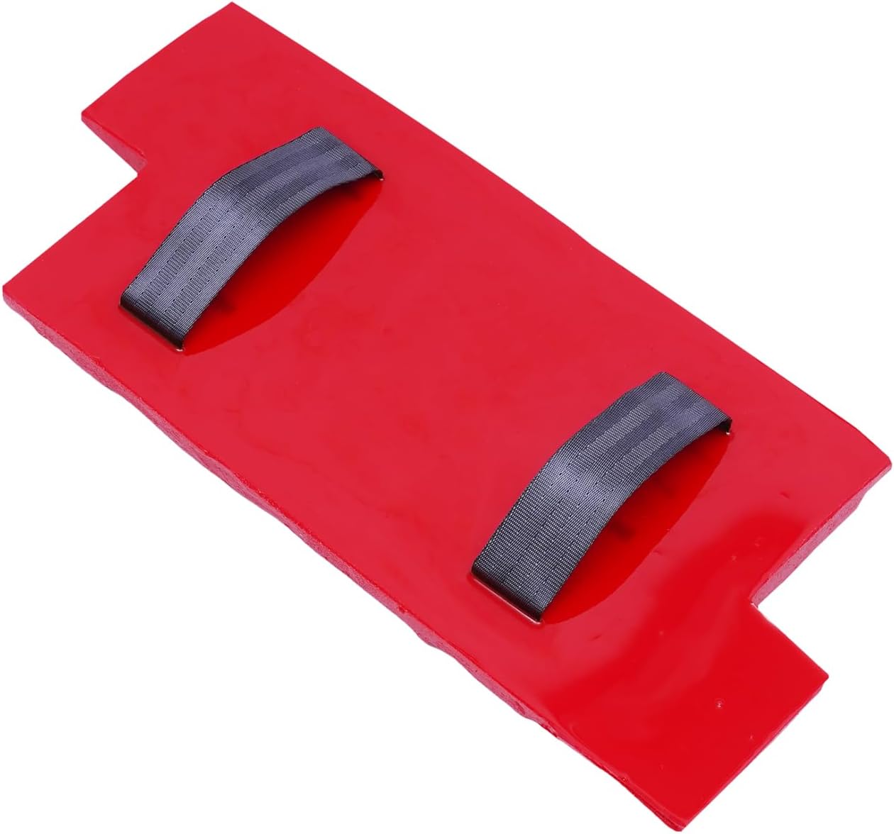 KONKENIE Sellos de hormigón de poliuretano grande Esteras de textura de piedra Herramienta de estampado Impresión de cemento rojo (15.7 * 7.9 in)