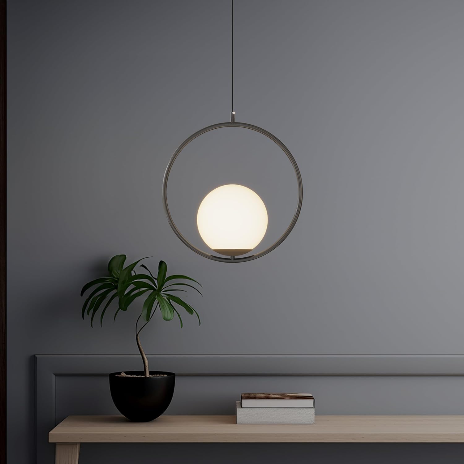 Jewels & Pearls Nordic Modern – Lámpara de techo regulable, perfecta para cocina, comedor, sala de estar y dormitorio, luz LED dorada, 1 paquete