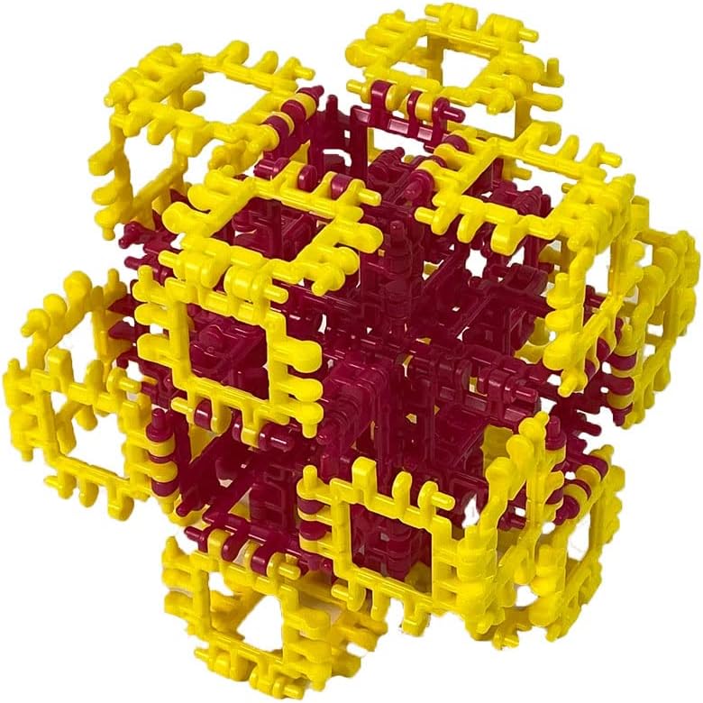 That Hinge Toy – Juego de 150 piezas morado + verde, dinosaurio + más juguete de construcción STEM