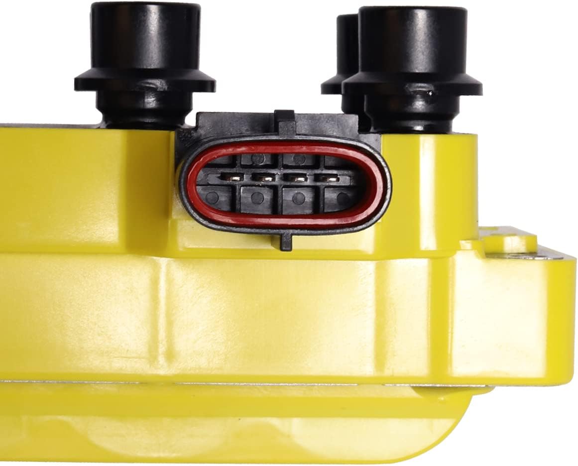 ENA Paquete de bobinas de encendido amarillo compatible con Mercury Ford Mazda F150 Explorer Mustang Mystique E150 Econoline Ranger B3000 B4000