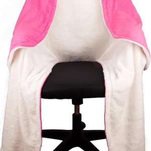 La manta original para silla de oficina de SnuggleBack acogedora y cómoda funda para silla de escritorio de oficina se fija para un calor cómodo y La manta original para silla de oficina de SnuggleBack acogedora y cómoda funda para silla de escritorio de oficina se fija para un calor cómodo y