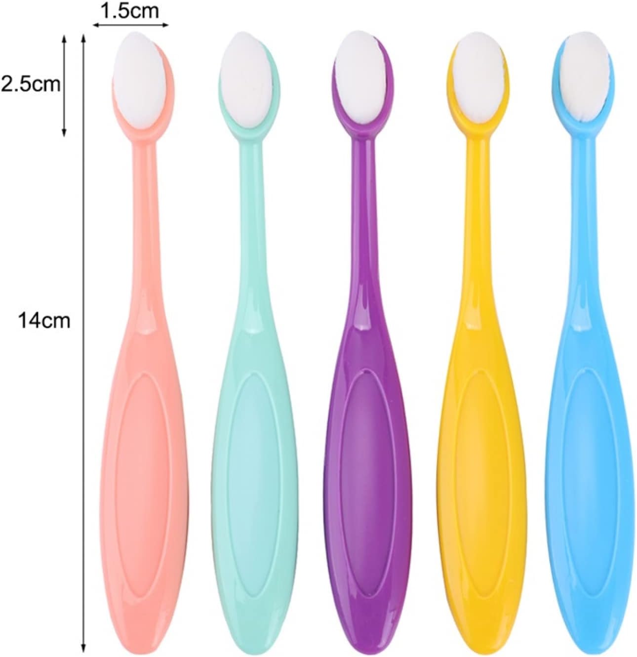 10 mini pinceles de mezcla de tinta de colores, herramienta de mezcla de tinta con 1 cepillo de silicona de mano, paleta de limpieza para hacer