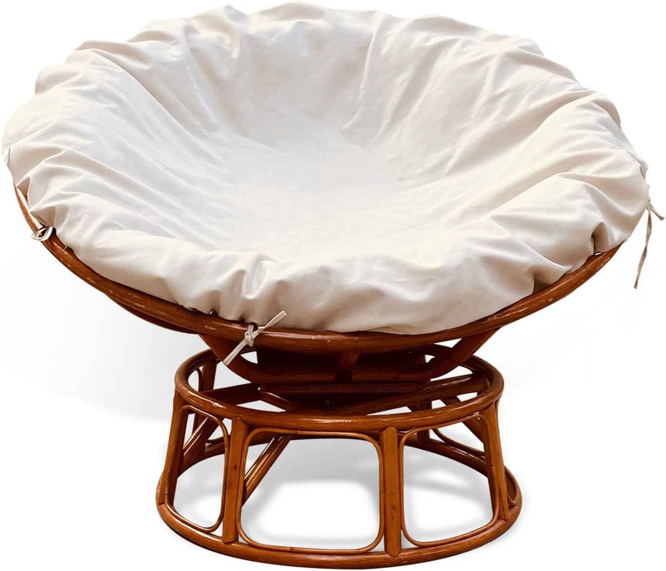 Thankyall Papasan – Funda de cojín para silla Papasan resistente al agua, para puertas exteriores, agradable a la piel, suave, lavable a máquina, no