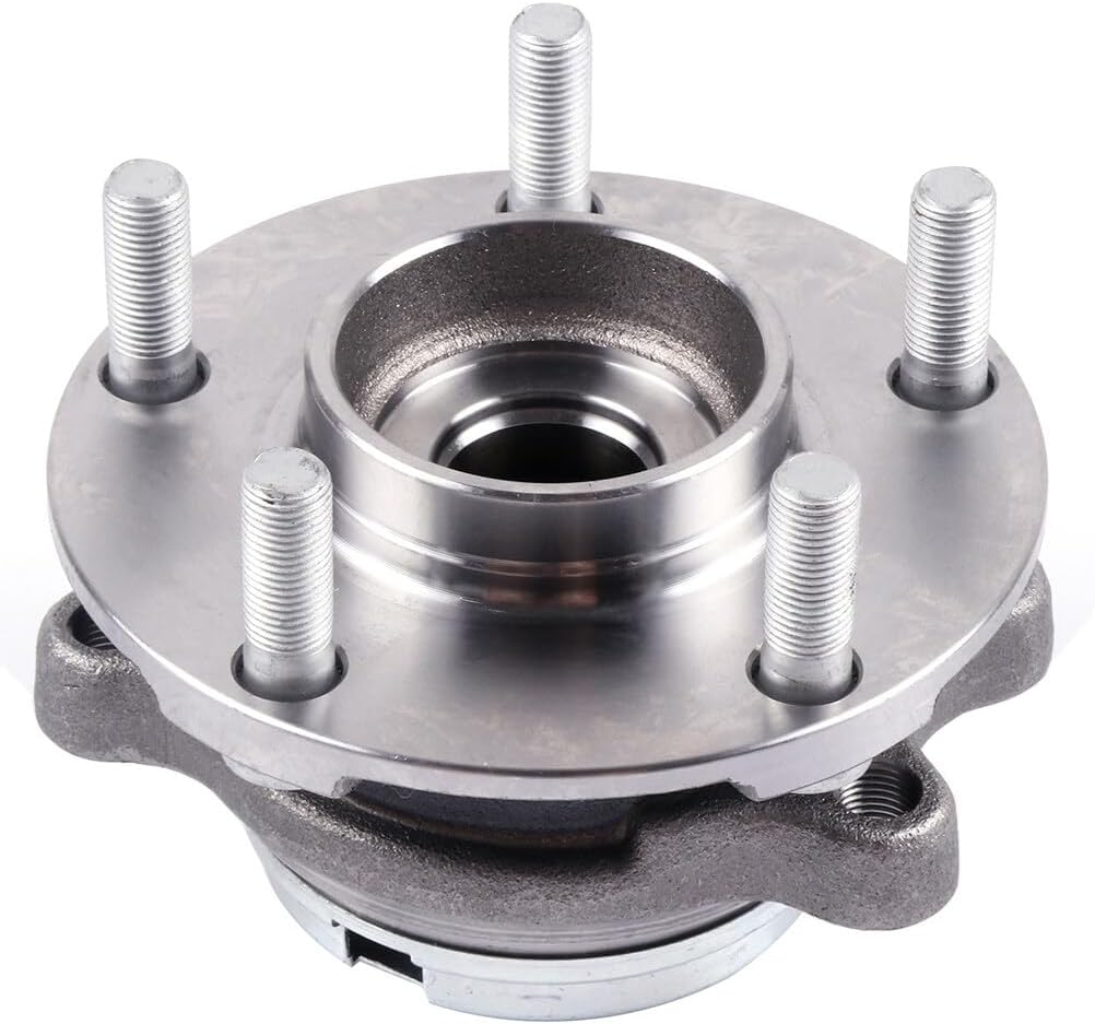 SCITOO 4 unidades de cojinete de rueda delantera y trasera 513334 512379 para Nissan 370Z 2009-2013 WABS 5 lengüetas