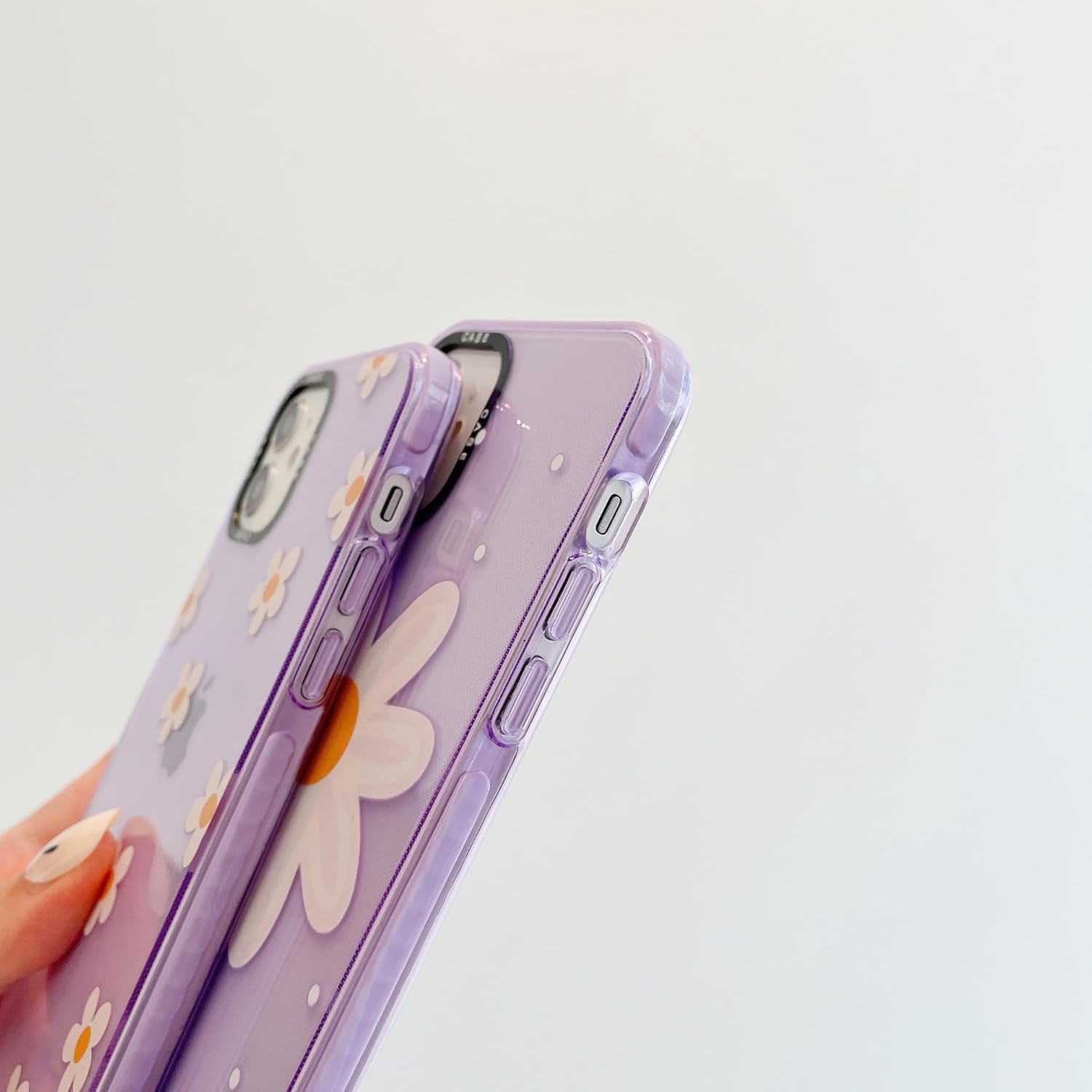 Funda para iPhone 14 Pro Max para mujer, diseño estético con estampado de margaritas y hamomila, patrón Kawaii femenino para niñas y adolescentes,