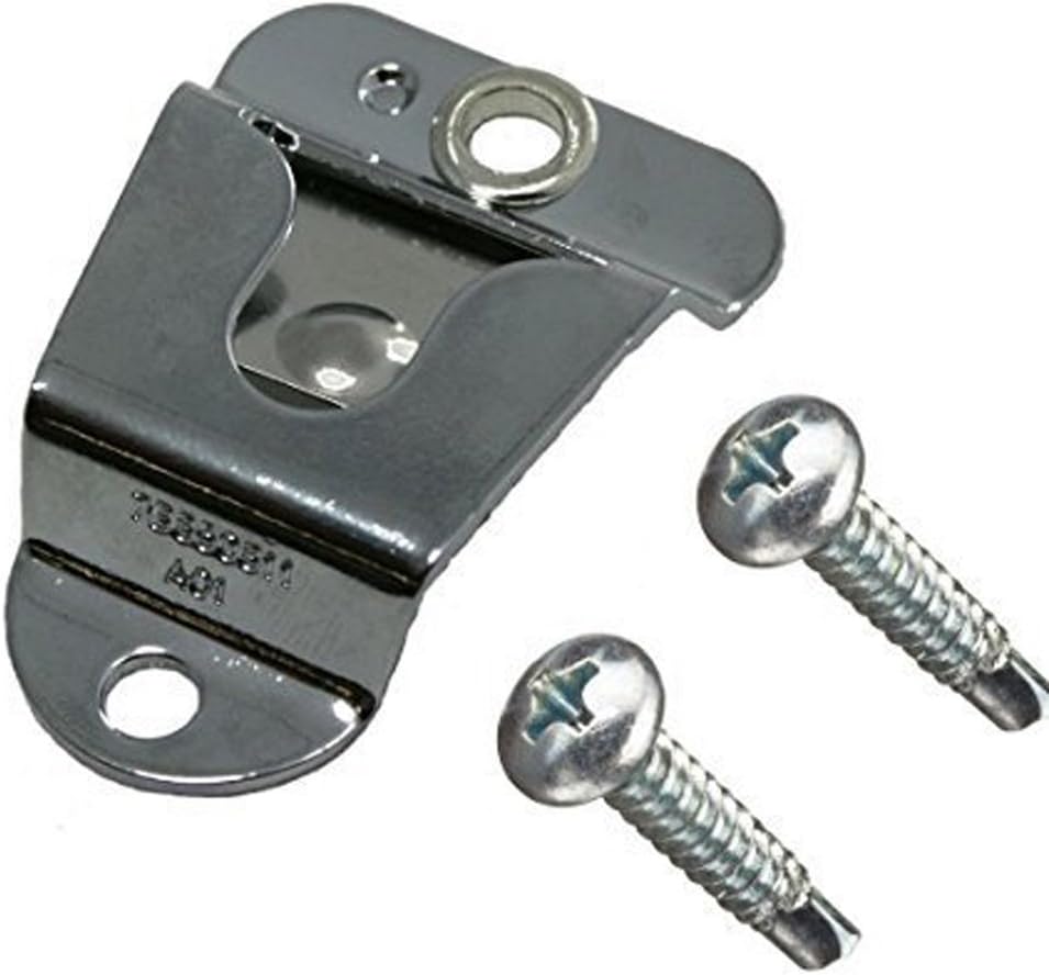 Paquete de 2 clips de calidad para colgar micrófono, clip de clip atornillado compatible con CB Motorola Radio HLN9073B CDM1250 CDM750 GM300 M1225