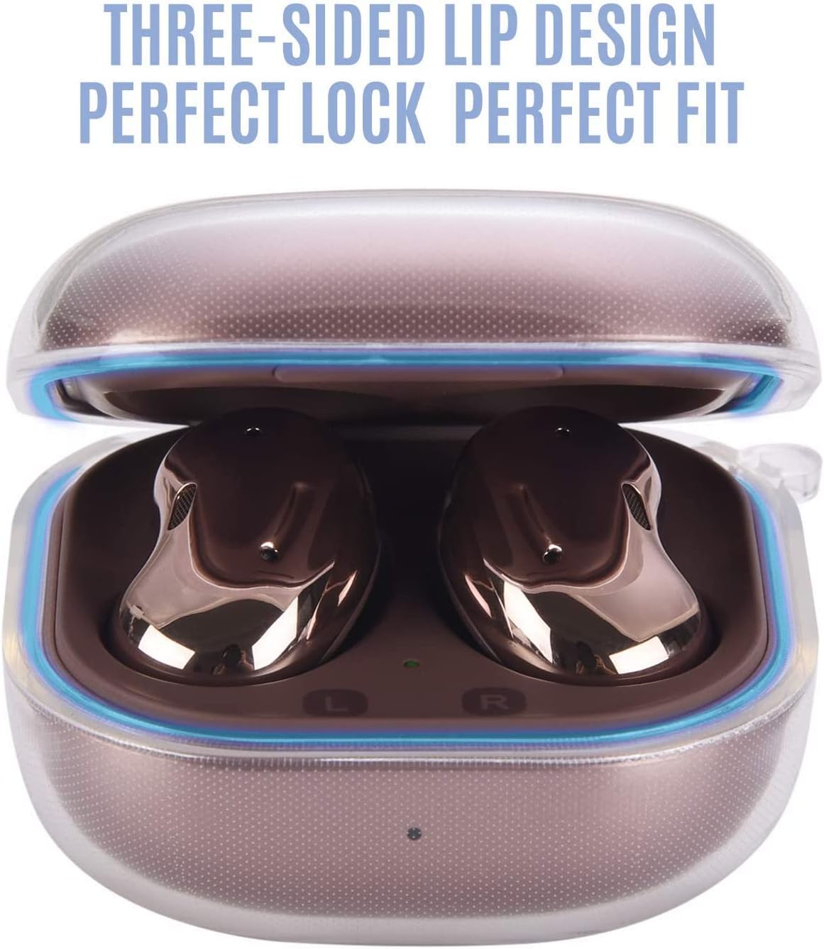 Funda protectora de TPU suave a prueba de golpes compatible con Galaxy Buds 2  Galaxy Buds ProGalaxy Buds Live – Patrón de mariposa de neón