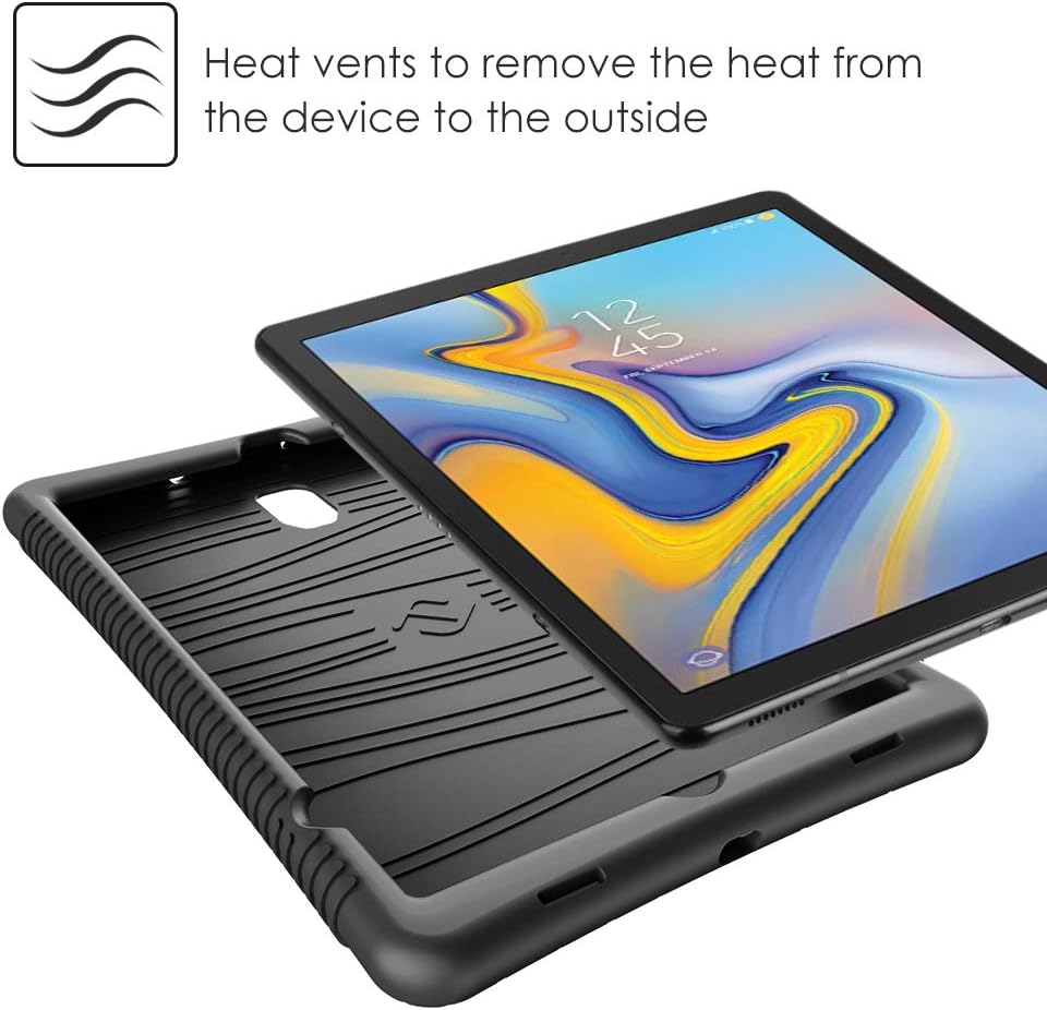 Fintie Funda de silicona para Samsung Galaxy Tab A 10.5 2018 Modelo SM-T590T595T597, Serie Honey Peine Kids Friendly Funda protectora ligera a