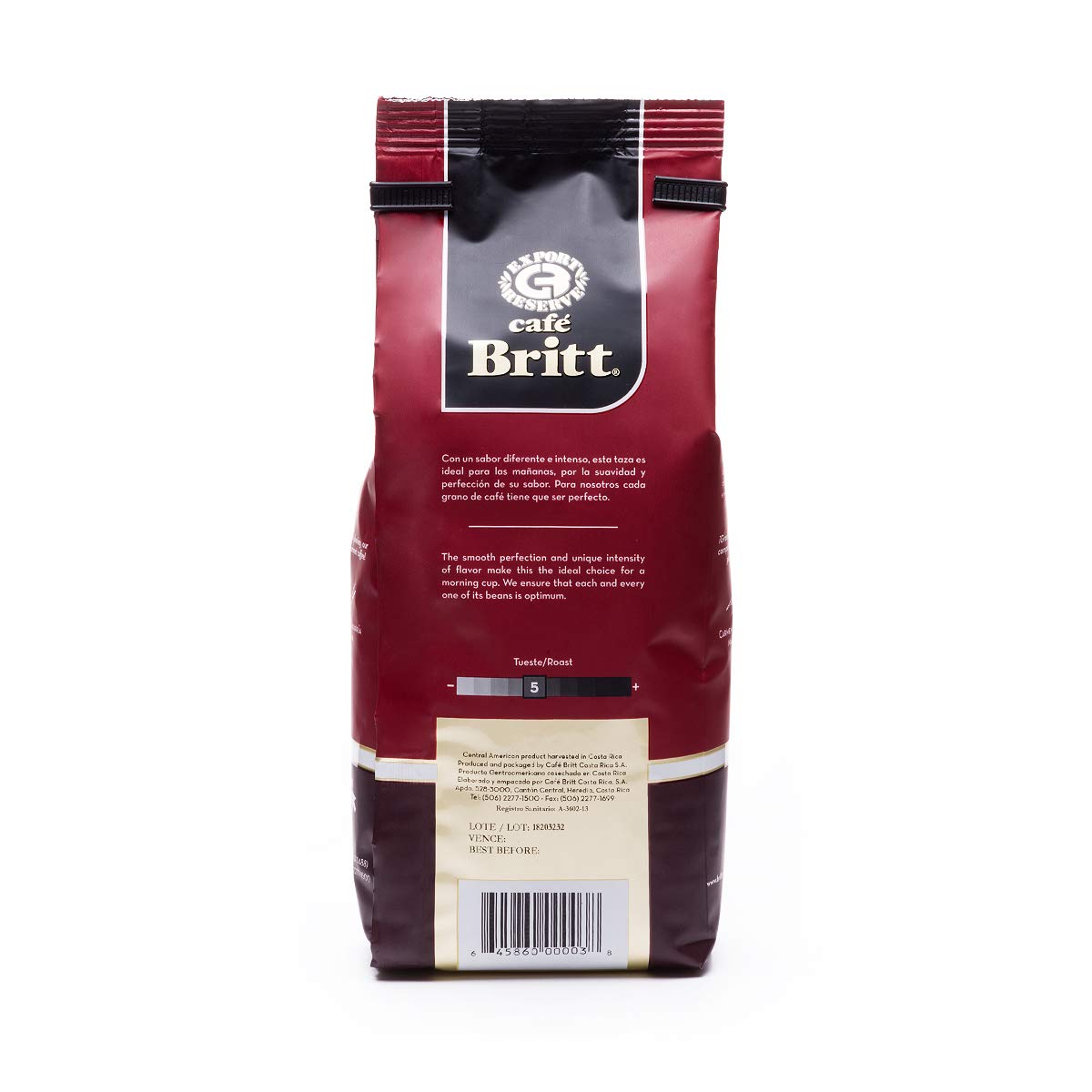 Café Britt – Café costarricense tostado ligero (12 onzas) (paquete de 3) – Café molido, arábica, kosher, sin gluten, 100% gourmet y tostado ligero