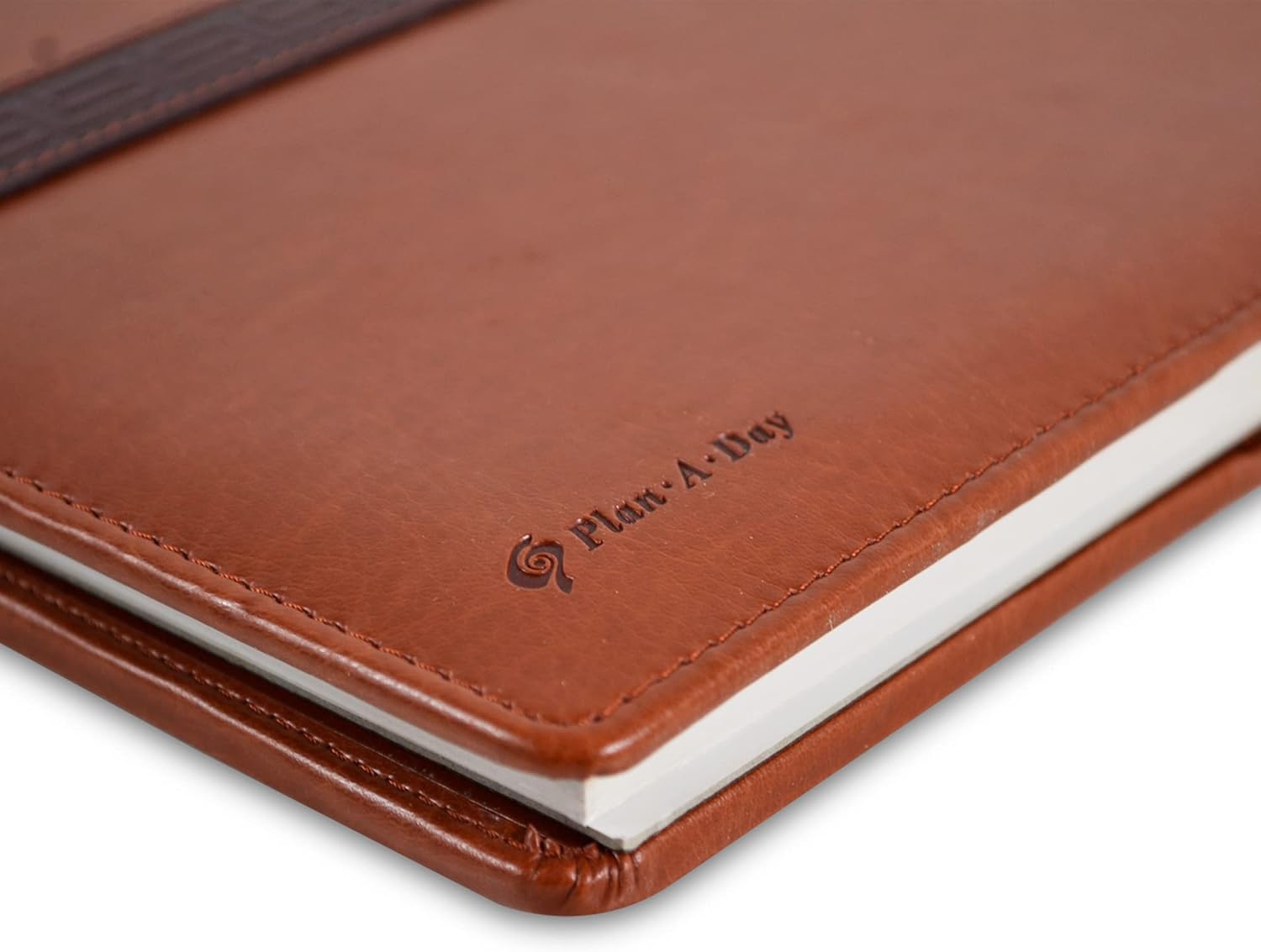 Agenda de oficina de lujo para hombres y mujeres, 288 páginas, planificador de papel grueso de 3.17 ozm, diario de escritura de cuero vegano, diario