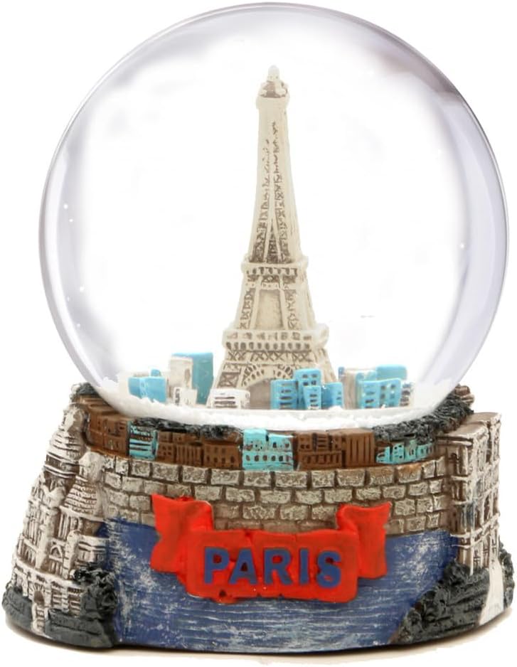 Mini Paris Effiel Tower – Globo de nieve (2,5 pulgadas)