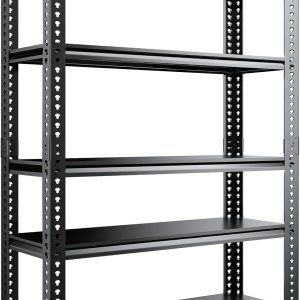 LILYPELLE Estantería de garaje resistente, estantes de almacenamiento de metal de 72 pulgadas, estantes de almacenamiento ajustables de 5 niveles, LILYPELLE Estantería de garaje resistente, estantes de almacenamiento de metal de 72 pulgadas, estantes de almacenamiento ajustables de 5 niveles,