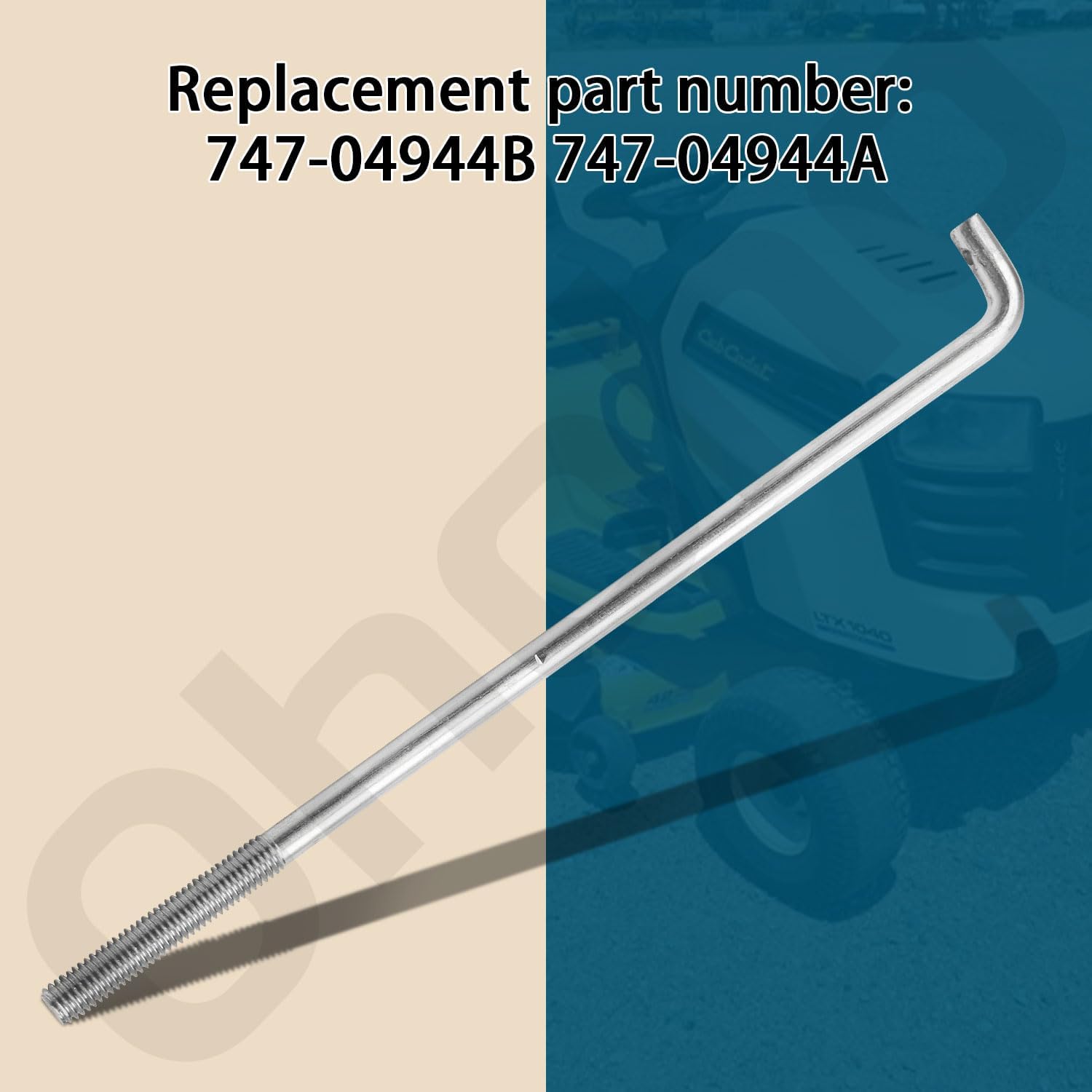 Ohoho 747-04944B – Barra de elevación para tractor de césped compatible con MTDCub Cadet, compatible con modelos 247289050, 247289020, 247289040,