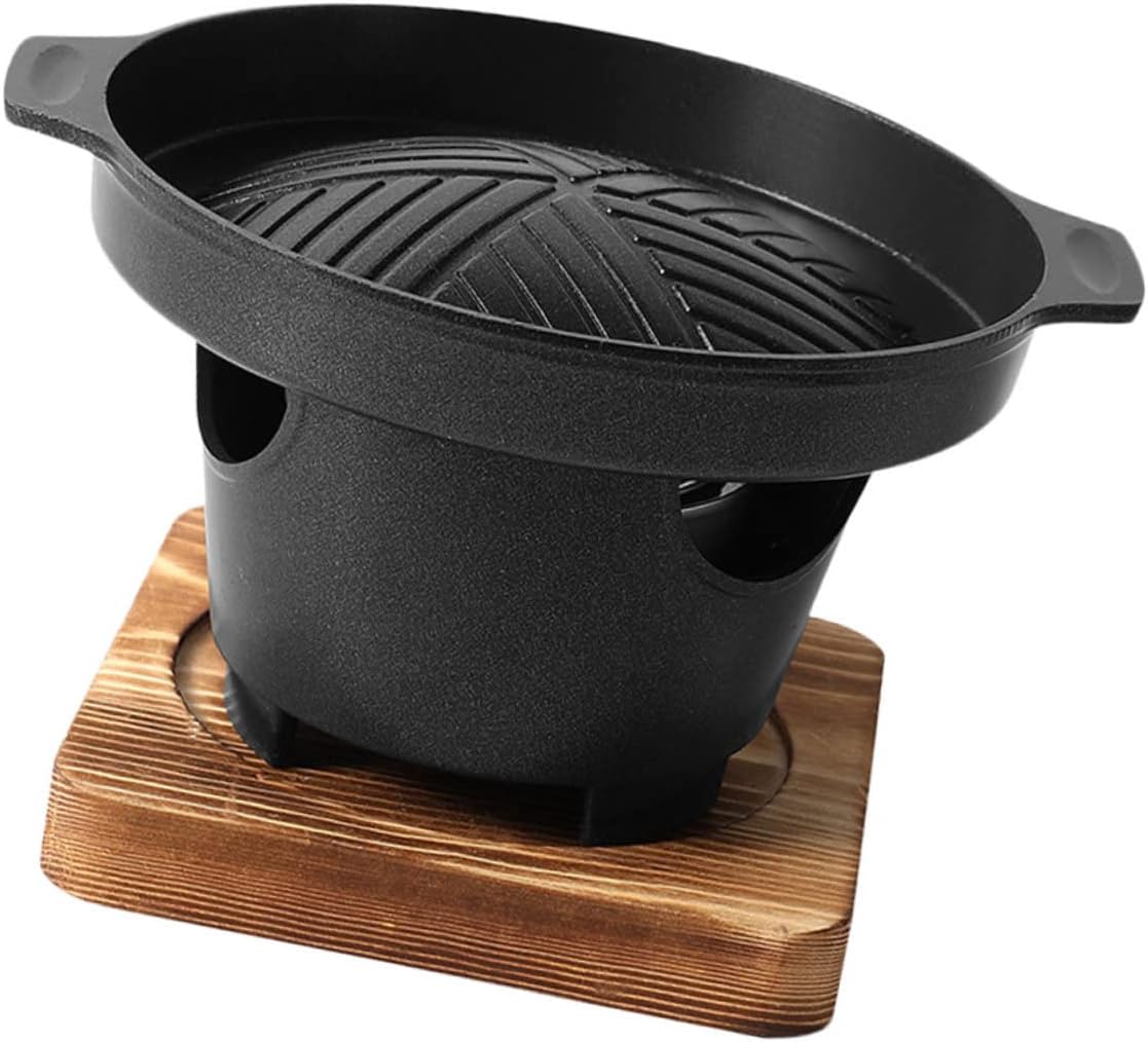 1 Unidades Parrilla Pescado Barbacoa Asador Estufa de Camping Parrilla de servir Sartén para el hogar Utensilios para hornear Metal Asado Estufa