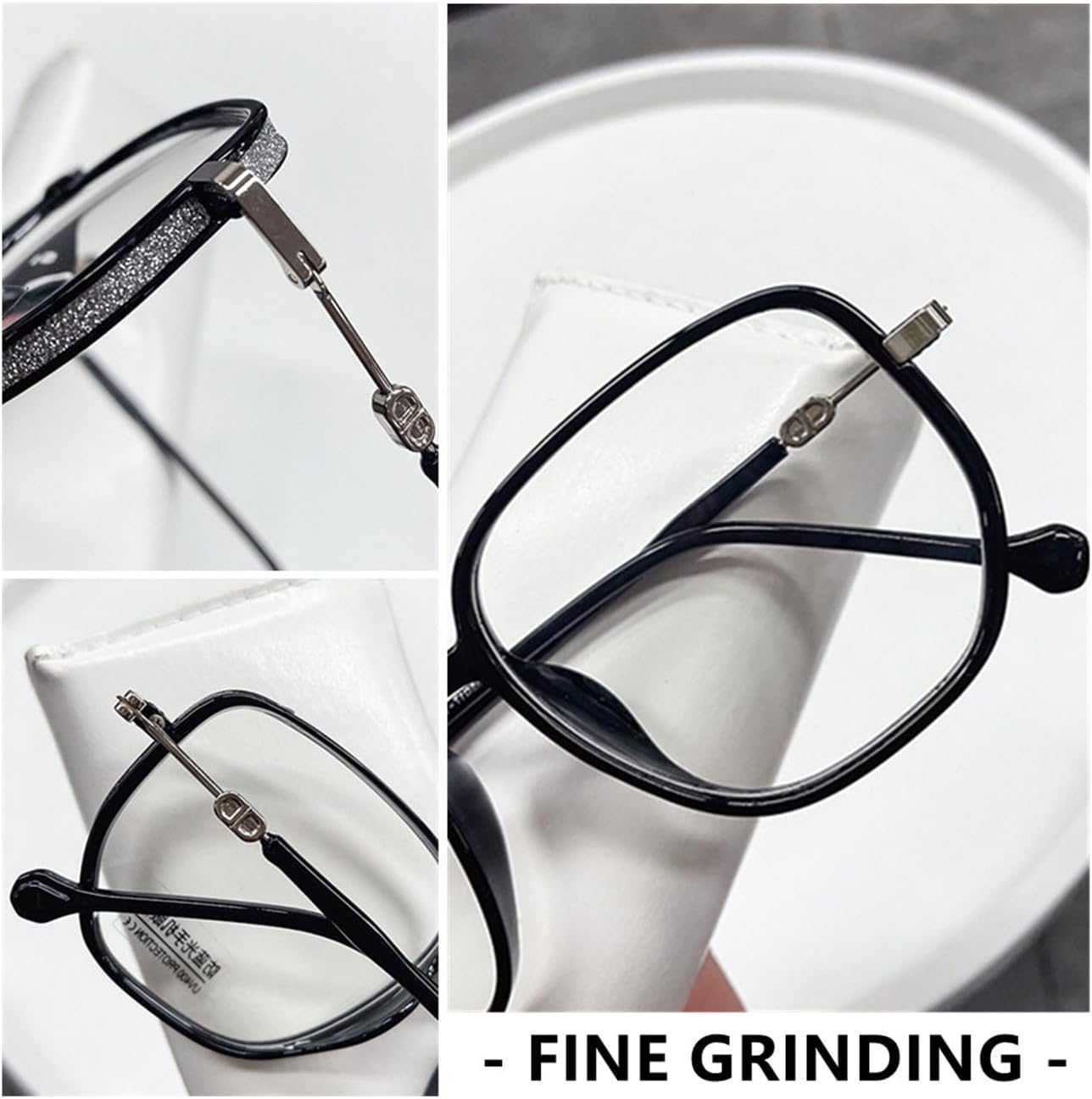 Gafas de lectura bifocales, gafas de lectura de luz anti-azul portátiles de moda para mujer
