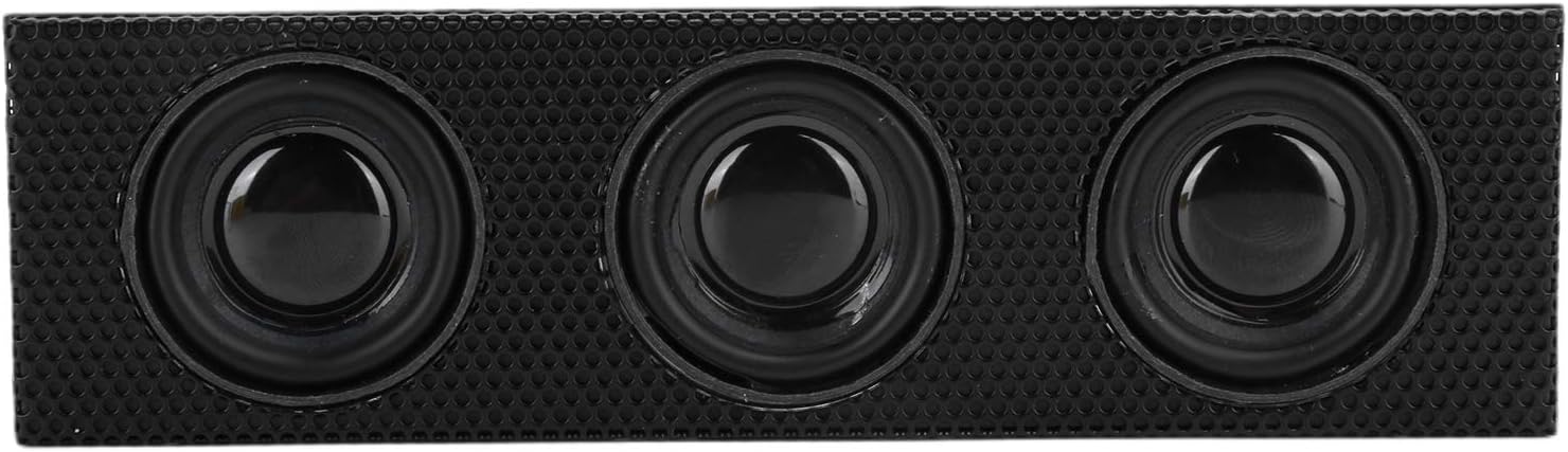 Zopsc 5.25in Panel frontal USB PC Panel frontal Altavoz estéreo envolvente computadora caso incorporado Mic altavoz STW9005