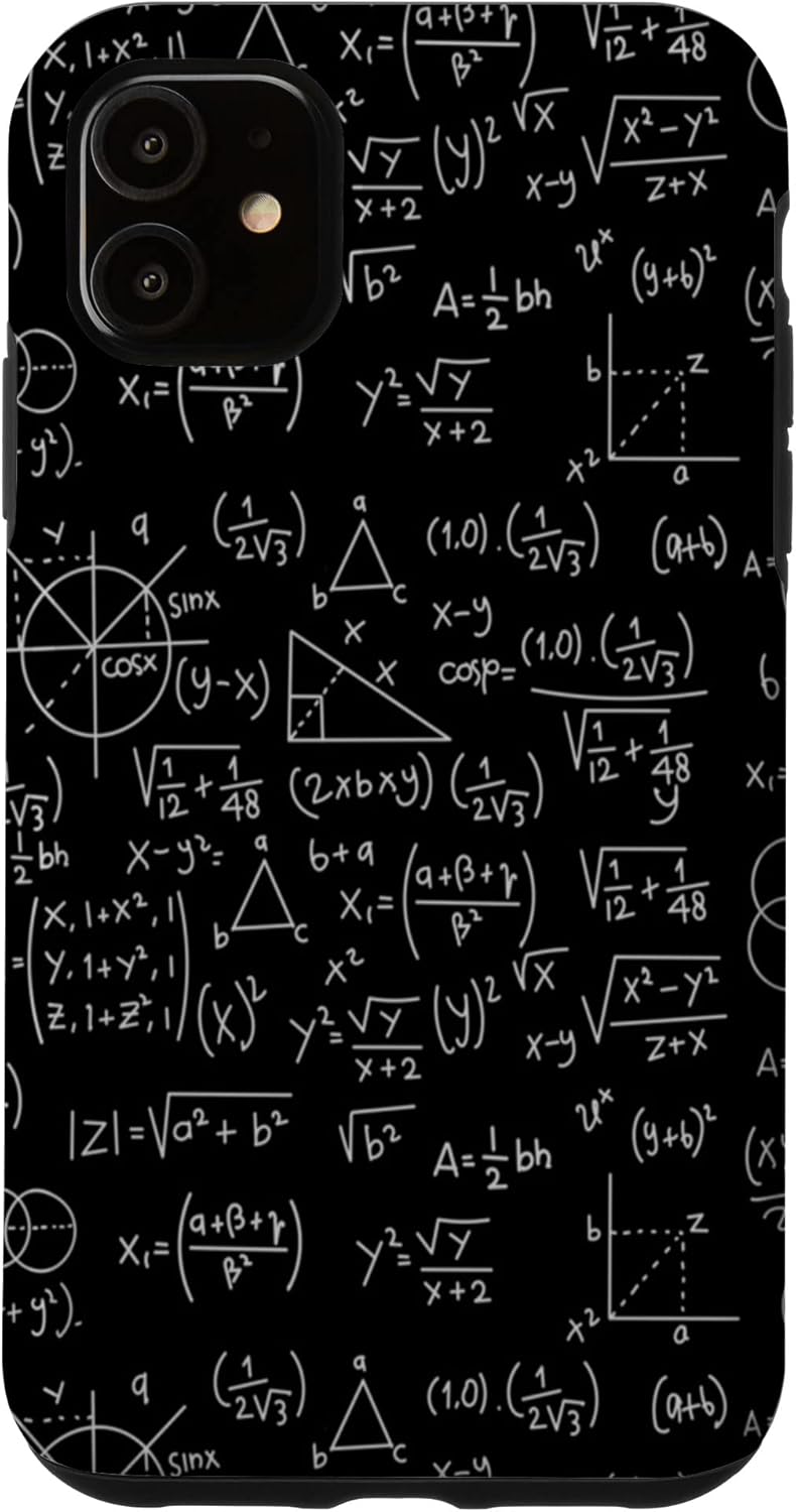 Funda divertida para profesores de matemáticas para iPhone 11