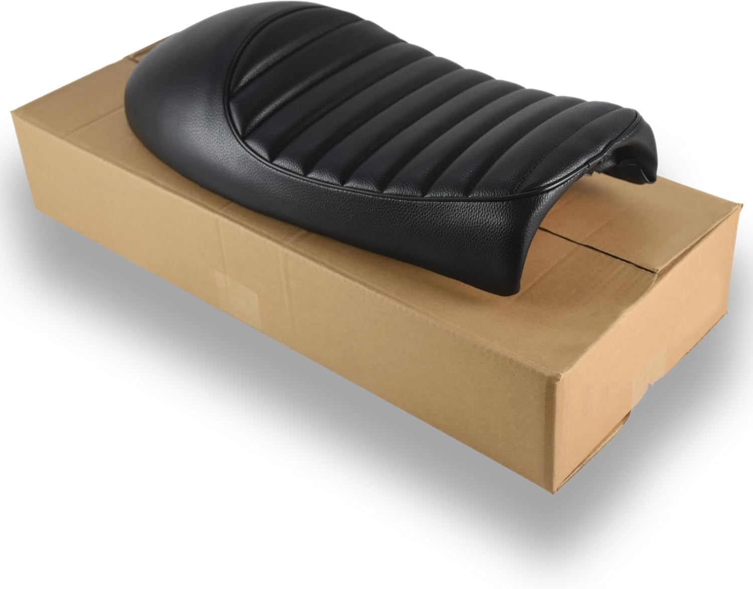Asiento vintage estilo joroba Tuck N’ Roll negro Cafe Racer, no específico para bicicletapara CB550650750 CX500 K75 K100 R100 GS750 XJ-R XS Series