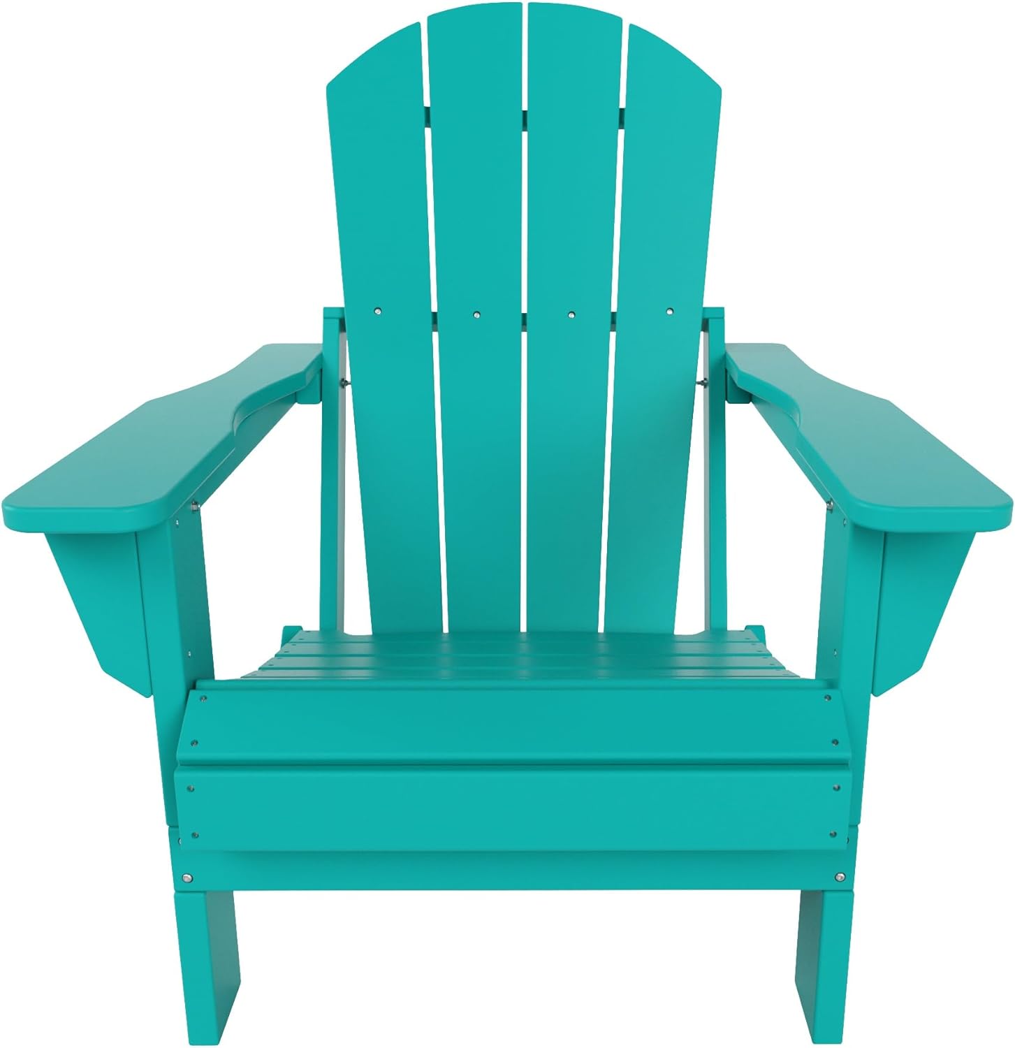 WO Home Furniture Adirondack – Tumbona plegable para fogatas, playa, balcón, patio trasero, césped, patio, piscina, terraza, jardín (turquesa)