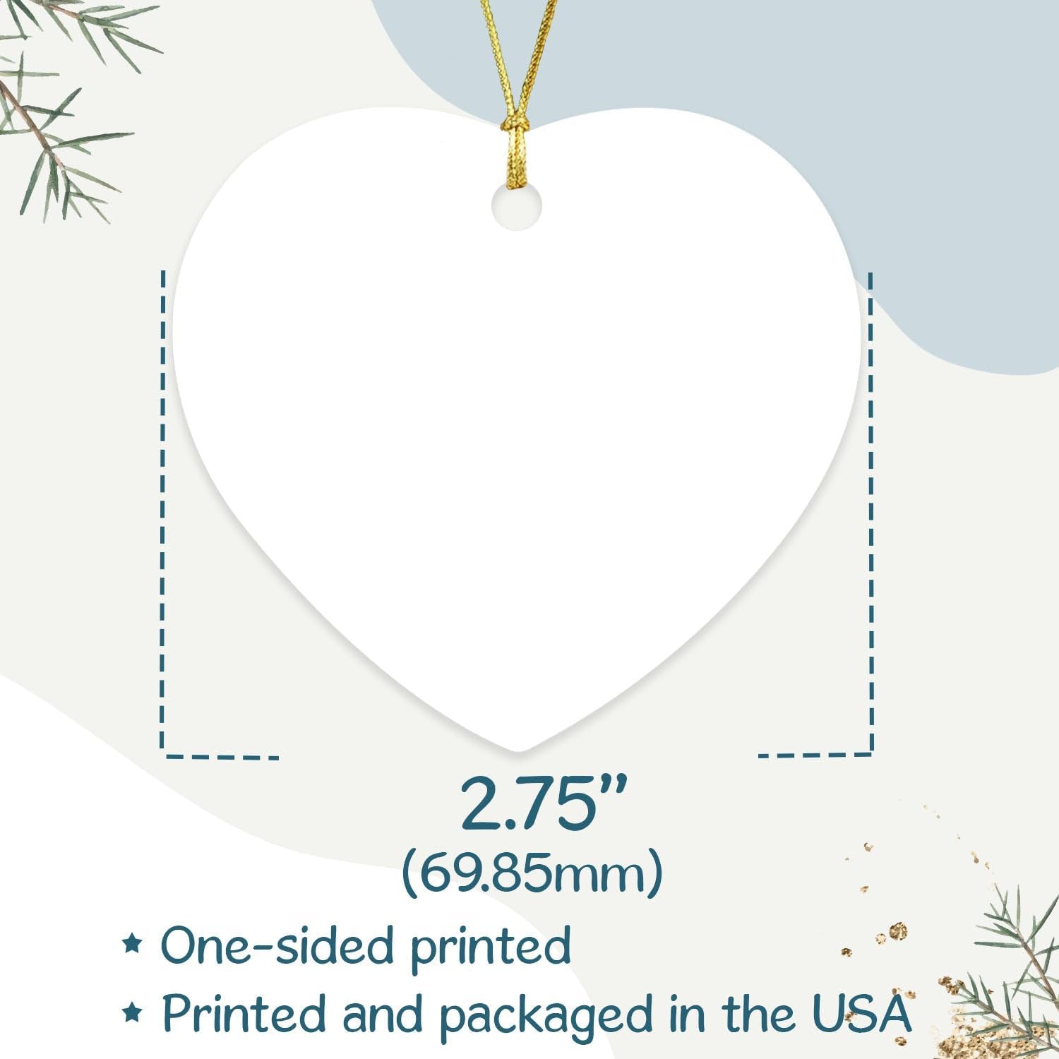 Adorno de Navidad personalizado recién casado 2024, adorno de feliz y casado para pareja de recién casados, adorno de regalo personalizado para