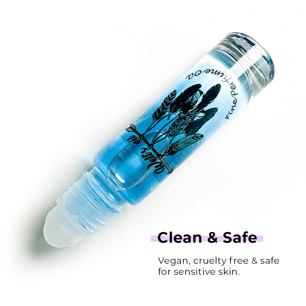 Well’s – Aceite de perfume roll-on de 0.3 fl oz  0.33 fl oz  Notas amaderadas y almizcladas  Sin alcohol, a base de aceite y de larga duración