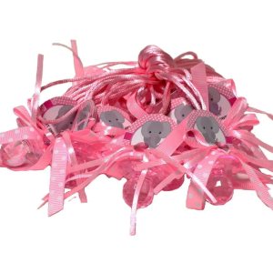 RBN 12 collares de chupete de elefante, juegos de baby shower, premios para niñas y niños (rosa), 1 unidad (paquete de 12) RBN 12 collares de chupete de elefante, juegos de baby shower, premios para niñas y niños (rosa), 1 unidad (paquete de 12)