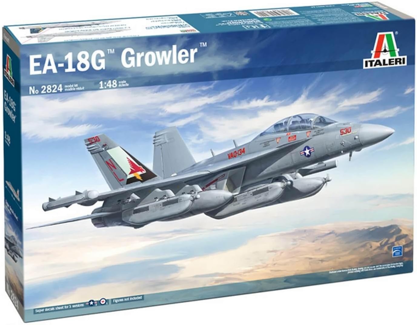 Italeri 2824 EA-18G Growler 148 Kit de modelo de plástico
