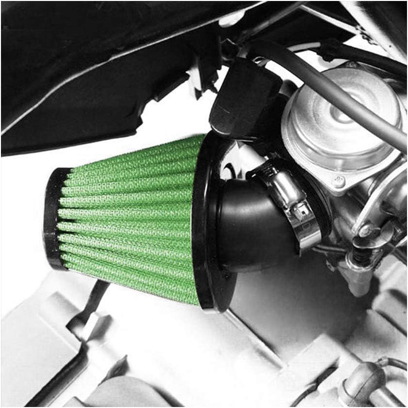 Filtro de aire universal para motocicleta de 1.654 in, filtros de aire verde para Honda CB 250 N R S CB400 N Kawasaki KZ250 A A1 A2 A3 B B1 B2 GPZ