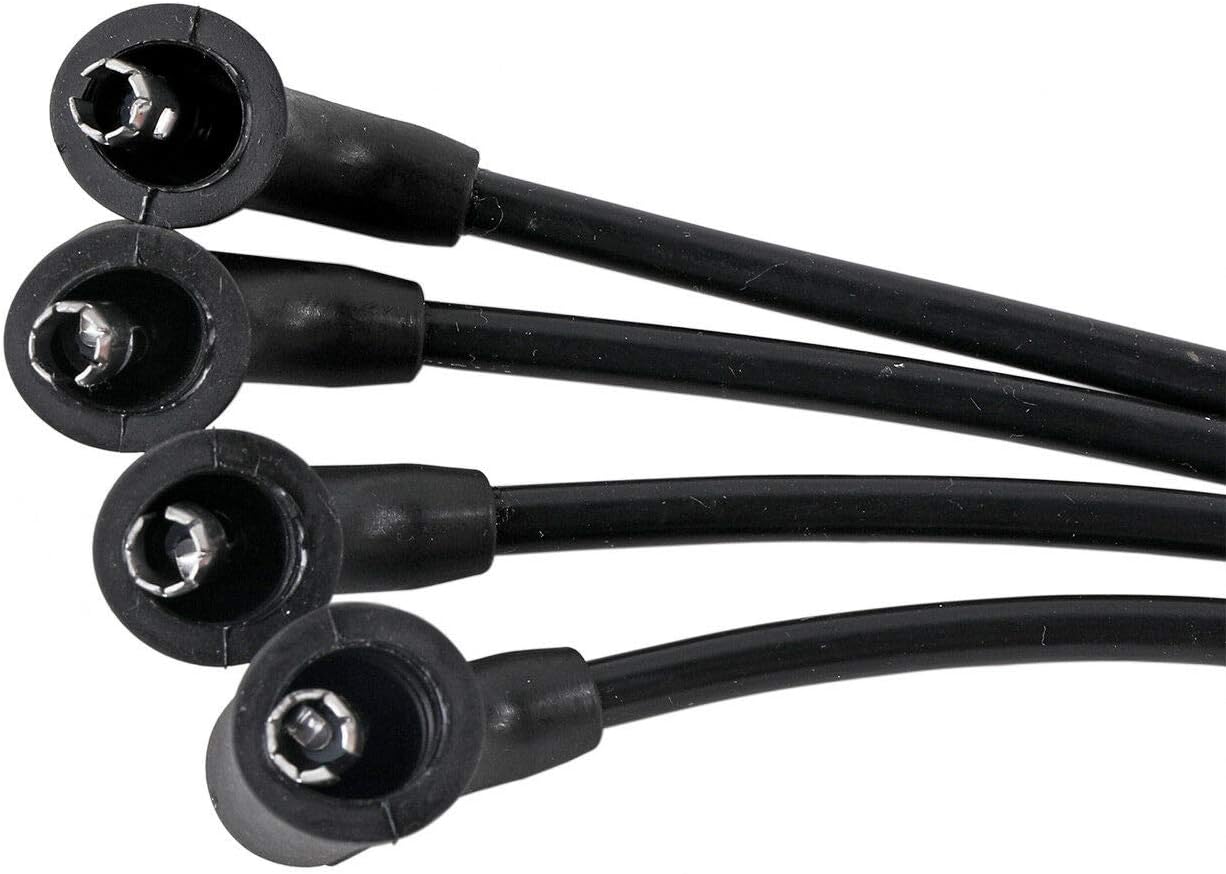 Cables de bujía de encendido de 0.276 in (juego de 4 piezas) para Nissan Altima 1997 1998 1999 2000 2001