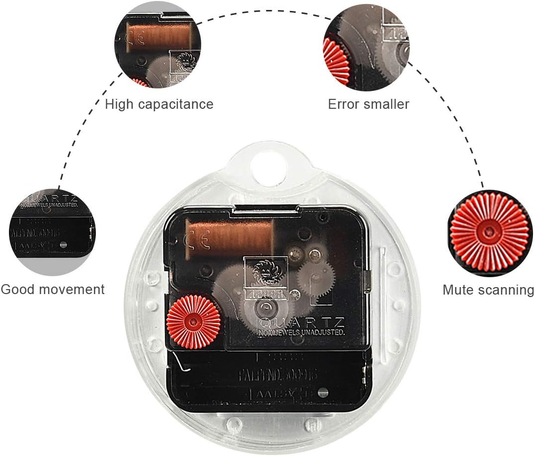ALAZA Sun Crescent Moon – Reloj de pared bohemio con alquimia, funciona con pilas, silencioso, sin tictac, para decoración de sala de estar, 12