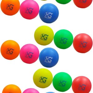 Macro Giant – Pelota de espuma de poliuretano de 3.5 pulgadas (diámetro), juego de 18, multicolor, práctica de entrenamiento de béisbol, pelota de Macro Giant – Pelota de espuma de poliuretano de 3.5 pulgadas (diámetro), juego de 18, multicolor, práctica de entrenamiento de béisbol, pelota de