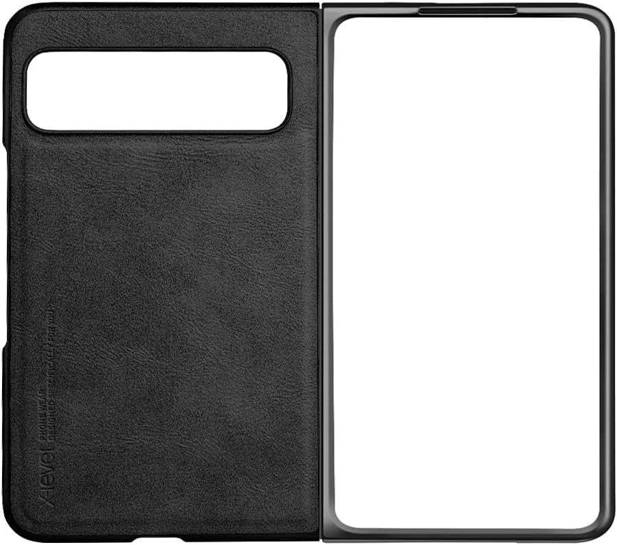 X-level Funda plegable para Google Pixel, delgada y delgada de piel sintética de alta calidad, a prueba de golpes, funda de protección plegable para