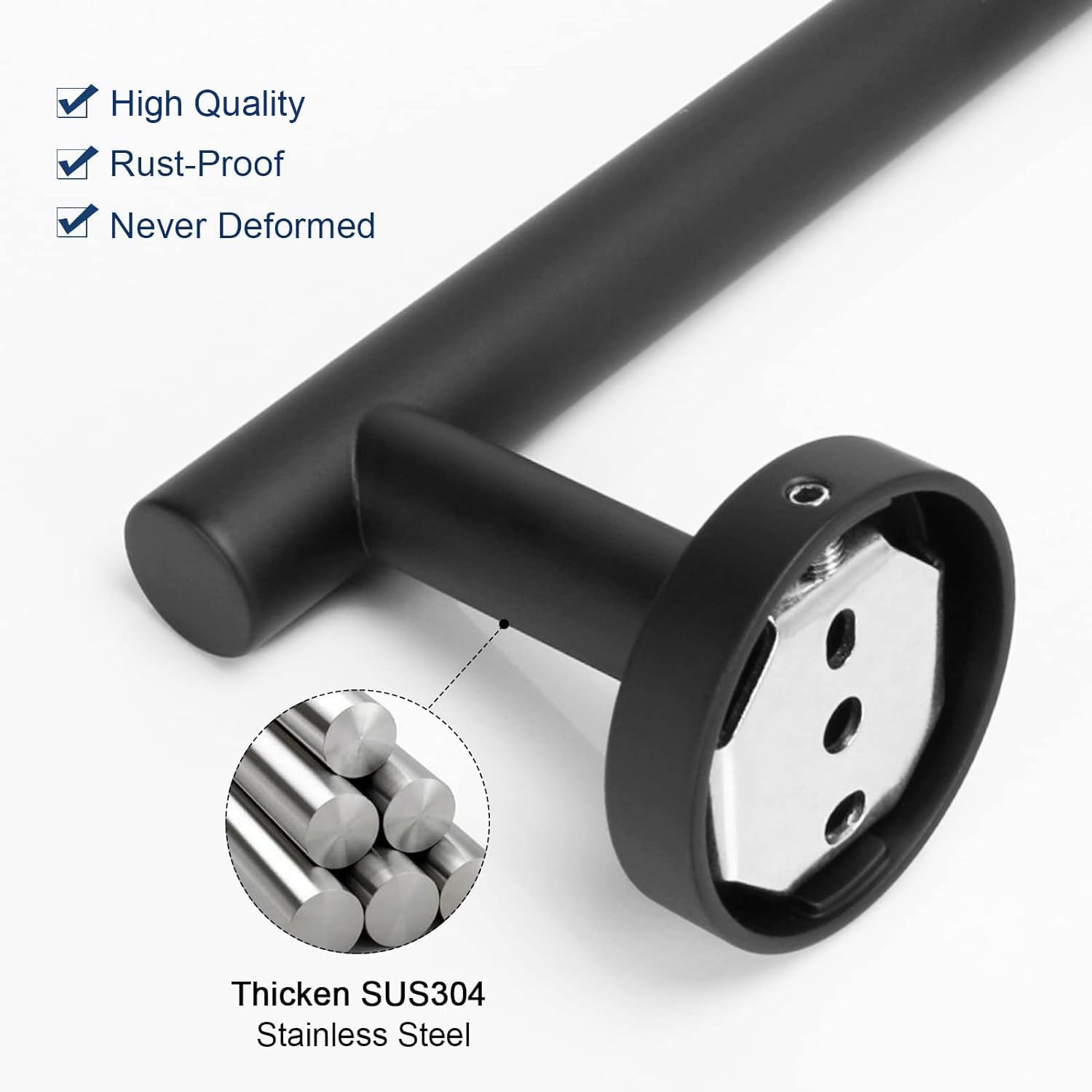 NearMoon Soporte para papel higiénico de baño + toallero de mano, juego de 2 piezas de accesorios de baño, soporte para rollo de papel higiénico de