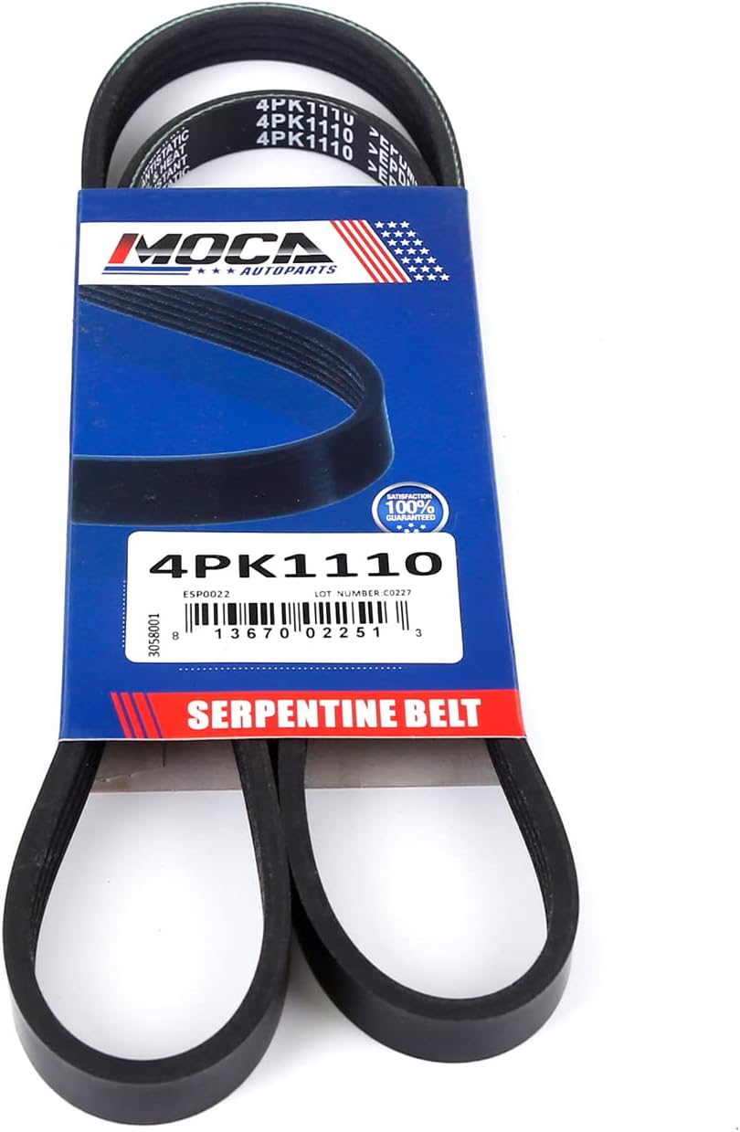 MOCA 4PK1110 EPDM Correa Serpentina para Toyota 4Runner para Honda Accord para Chevrolet SS Caprice