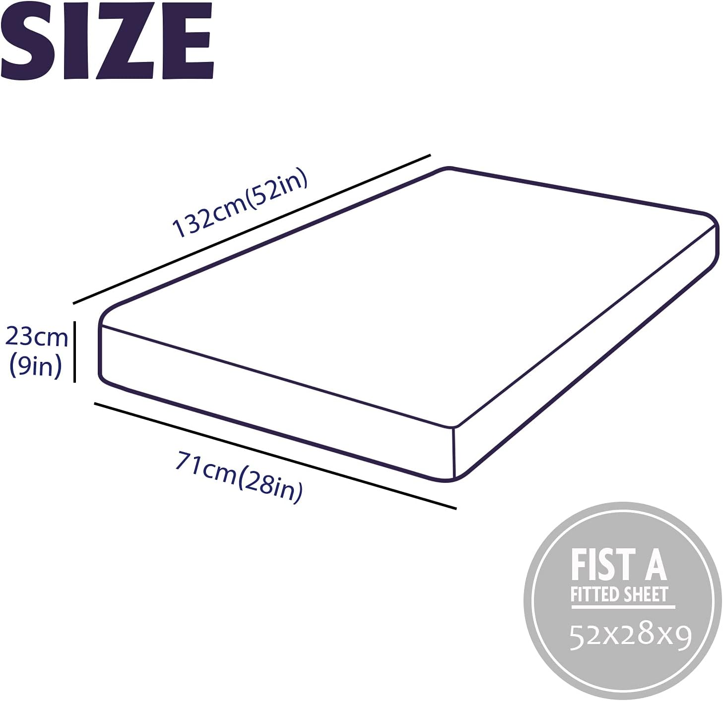 XISUNYA Sábana decorativa para cuna, sábana bajera de microfibra suave y sedosa para Halloween, 28 x 52 x 8 pulgadas, sábana de bebé con impresión