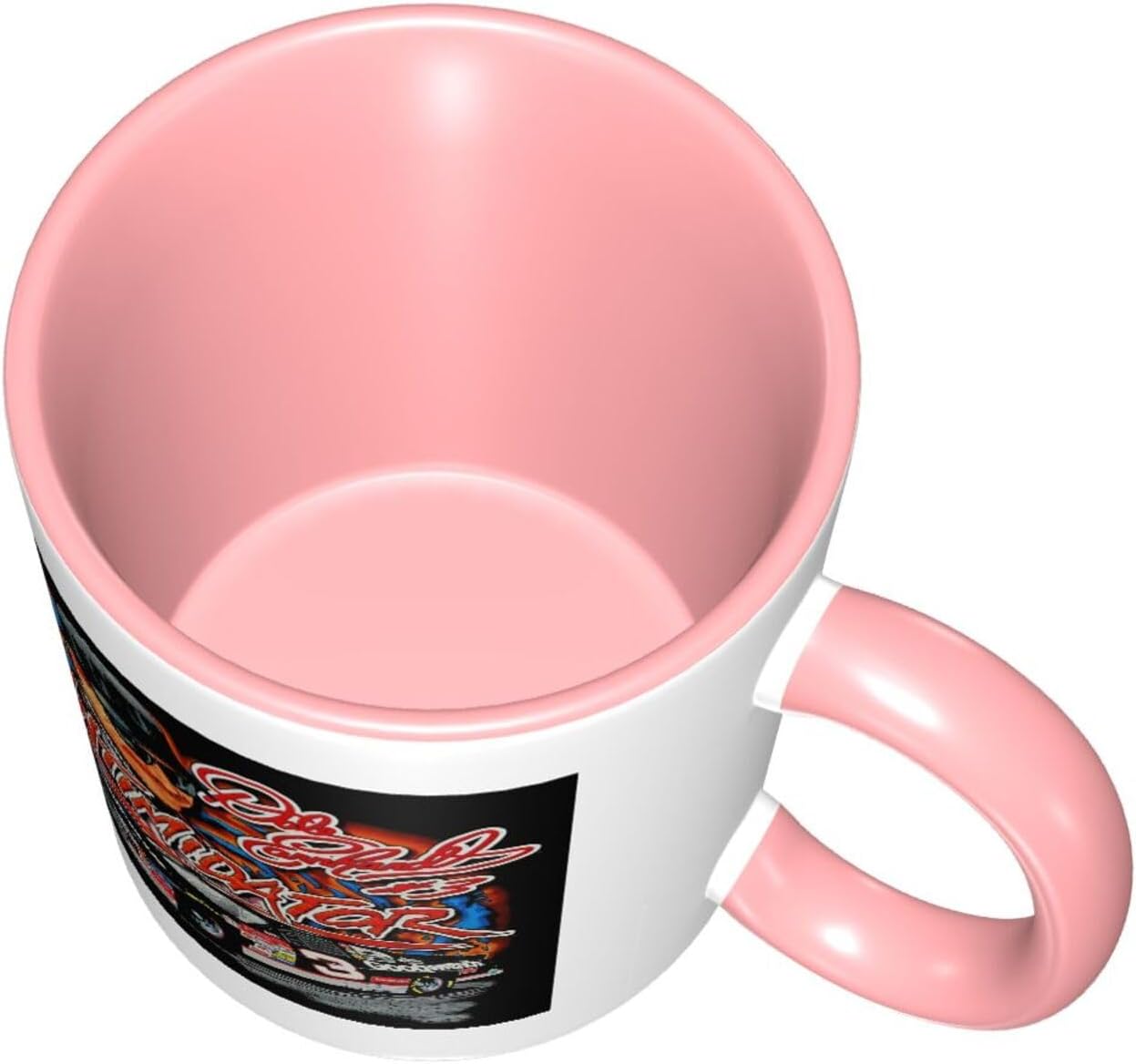 Dale Racer Earnhardt Racing Champion – Taza de café de cerámica para oficina, hogar, regalo, té, bebidas calientes, 12 onzas