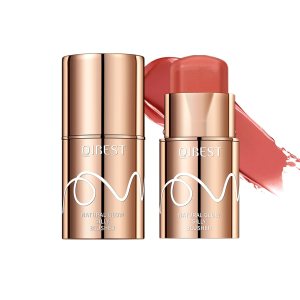 Rubor en barra cremoso multiusos, textura sedosa y cremosa para mejillas, rubor multiusos 3 en 1, lápiz labial, sombra de ojos, acabado mate, Rubor en barra cremoso multiusos, textura sedosa y cremosa para mejillas, rubor multiusos 3 en 1, lápiz labial, sombra de ojos, acabado mate,