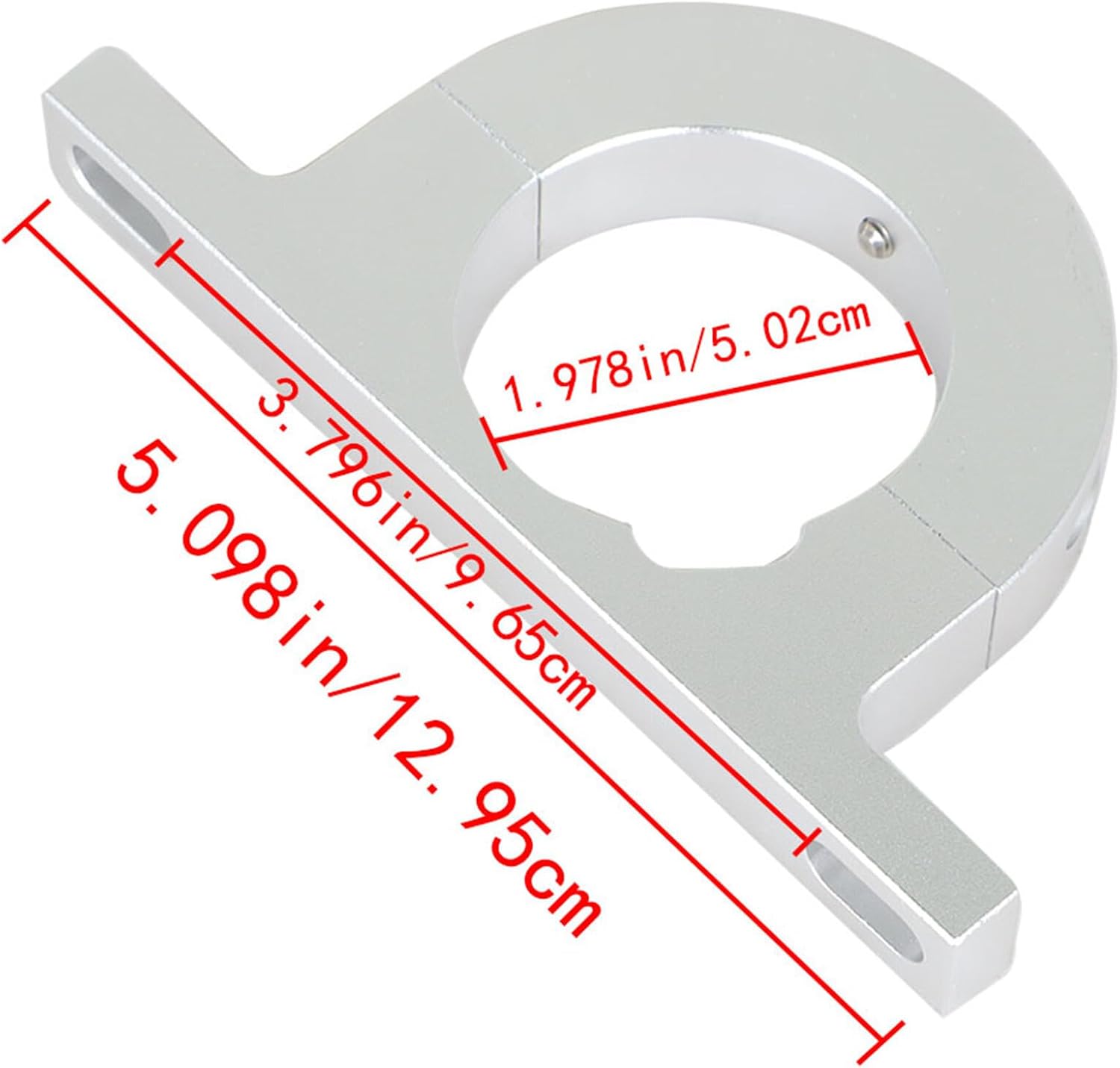 GXYWADY Columna de dirección universal automotriz de aluminio Billet con llave sin montaje de caída Columna de 2 pulgadas con 2 tornillos de