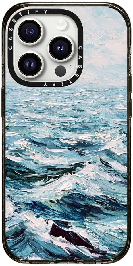 CASETiFY Impact – Funda para iPhone 15 Pro 4 veces probada contra caídas de grado militar, protección contra caídas de 8.2 pies – Impresiones de