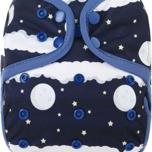 OsoCozy Fundas de pañales de tela reutilizables de talla única, ajuste a presión ajustable y refuerzos de doble pierna. Se adapta a bebés de 8 a 35 OsoCozy Fundas de pañales de tela reutilizables de talla única, ajuste a presión ajustable y refuerzos de doble pierna. Se adapta a bebés de 8 a 35