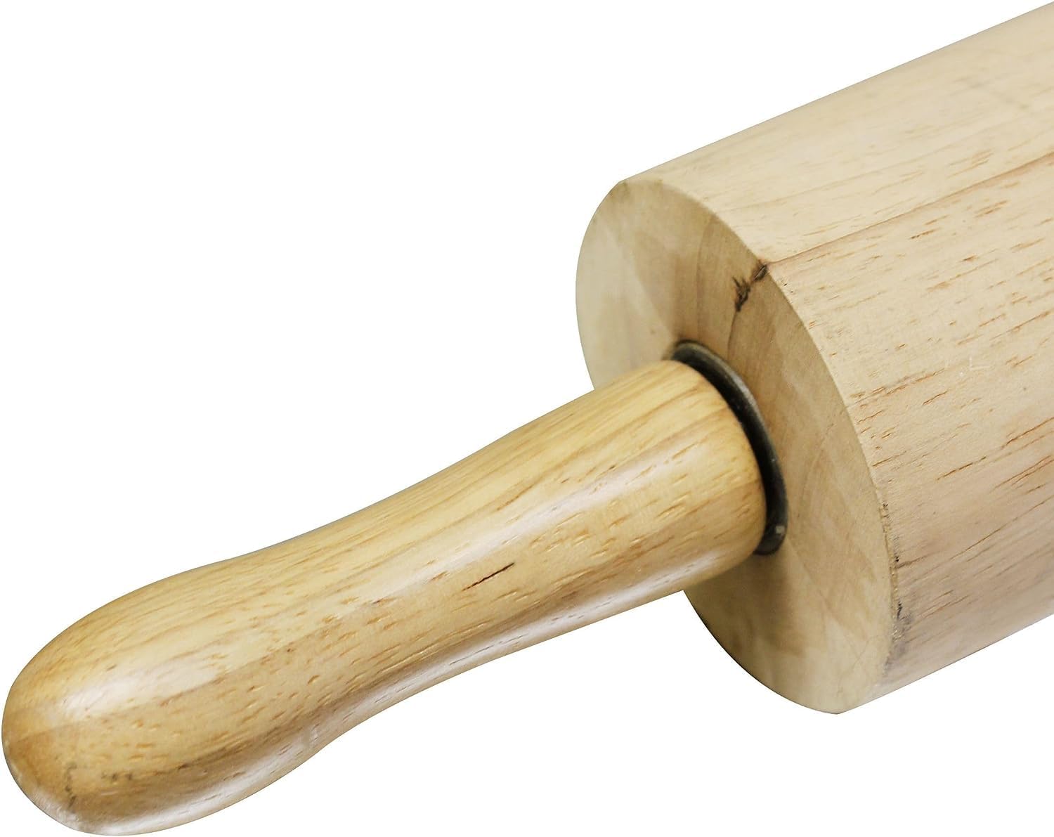 Rodillo de madera de 18 pulgadas de diámetro de 3-14 pulgadas – Rodillo de madera para masa, rodillo de madera clásico para todas las necesidades de