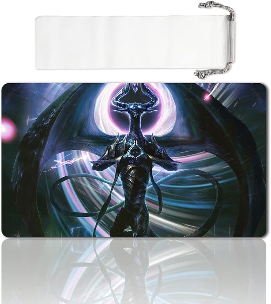 Juego de mesa MTG Playmat tamaño 23.6 x 13.8 in, alfombrilla de mouse compatible con alfombrillas TCG RPG CCG (Nicol-Bolas Xin)